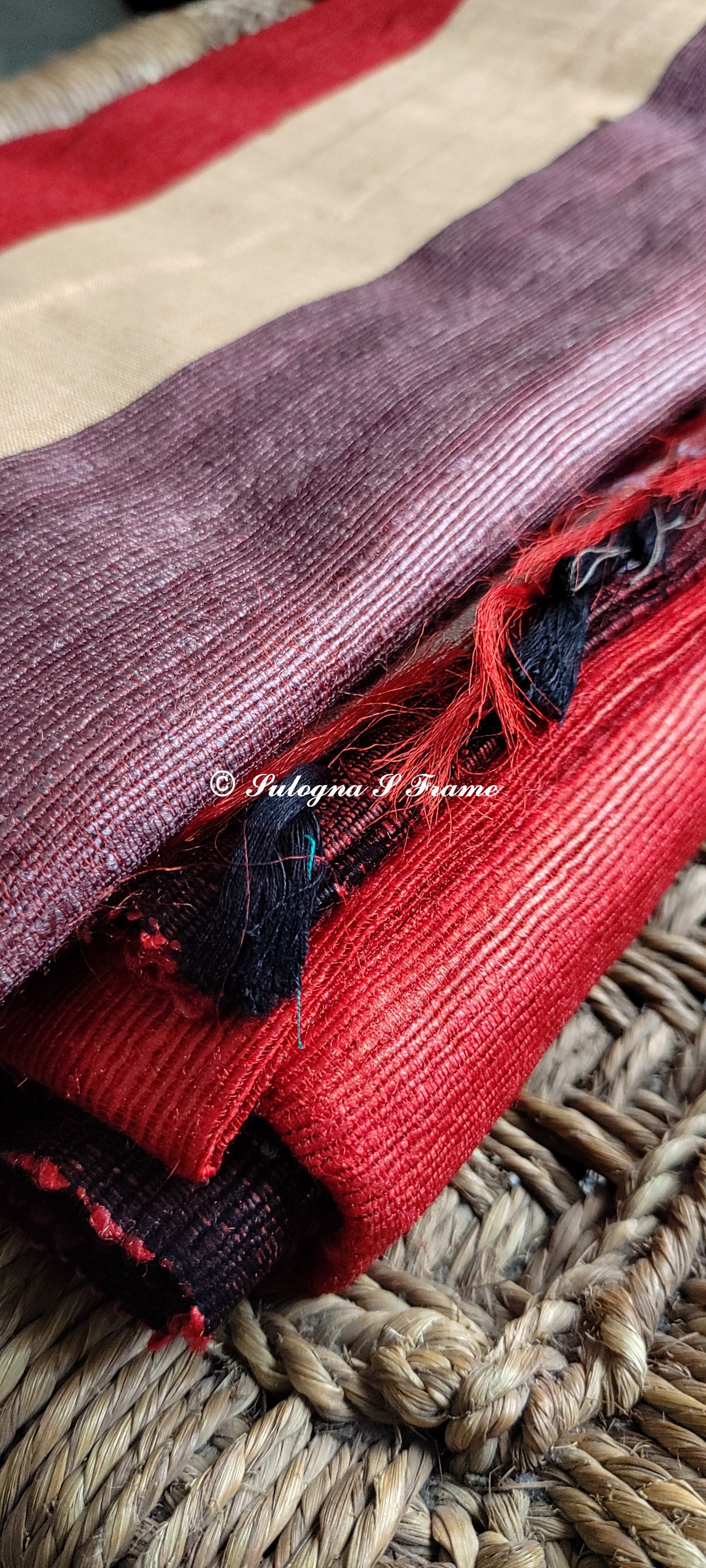 Handwoven Bhagalpur Ghitcha Tussar Silk Saree