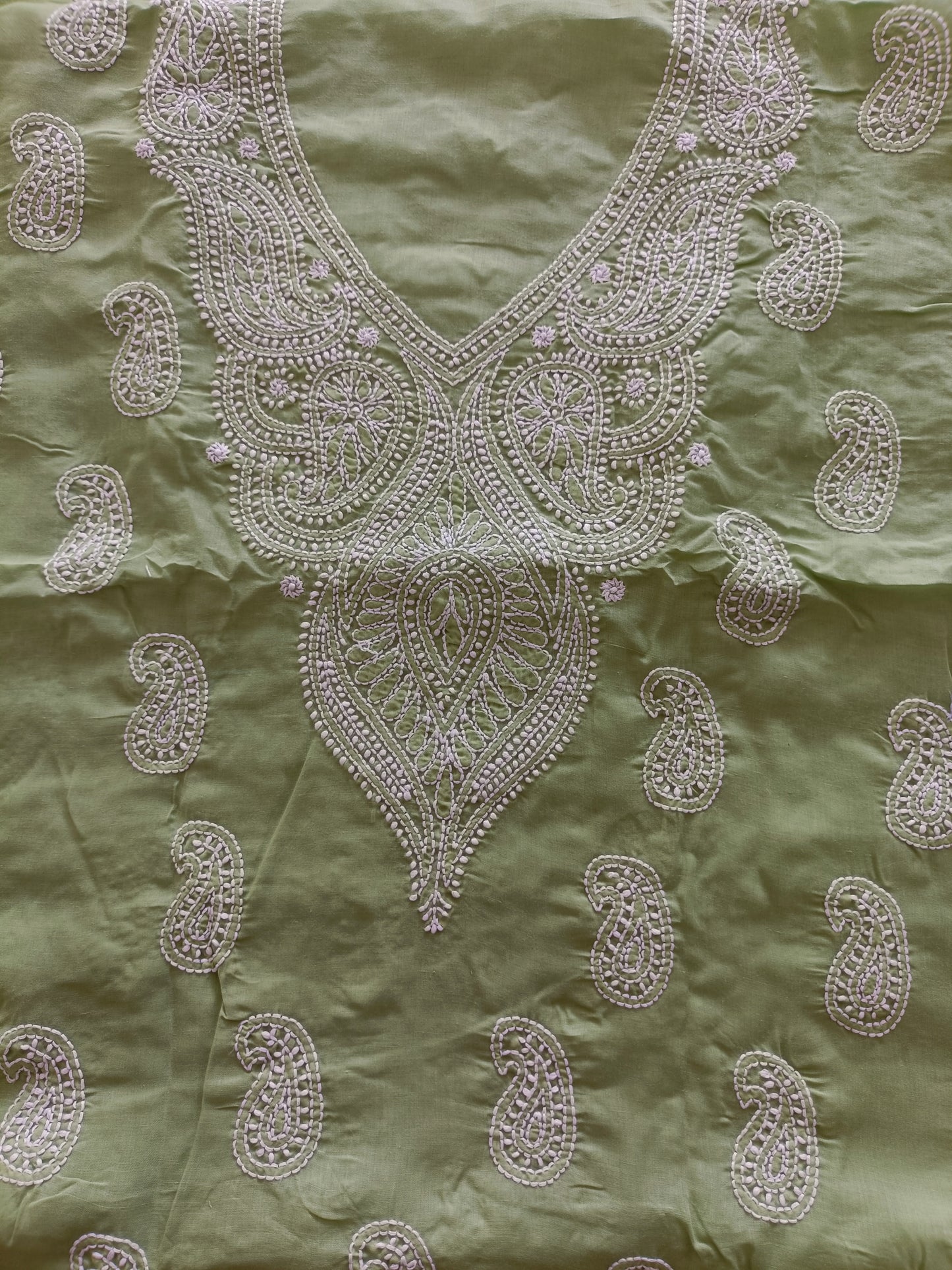 Handcrafted Chikankari Full Apparel Suit set