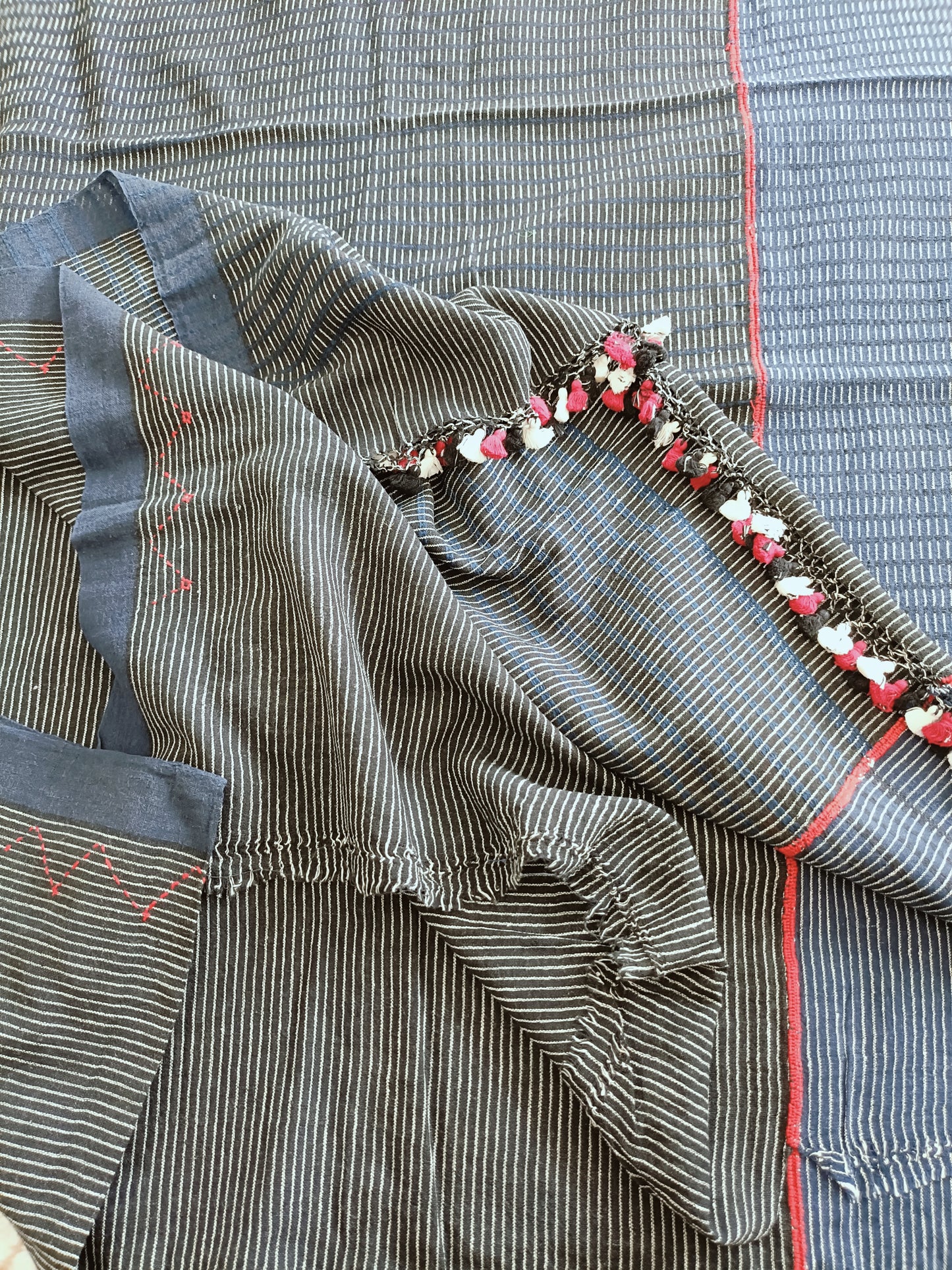 स्वाह - Pure Handwoven Kala Cotton Saree - Sustainable l Organic l Ethical