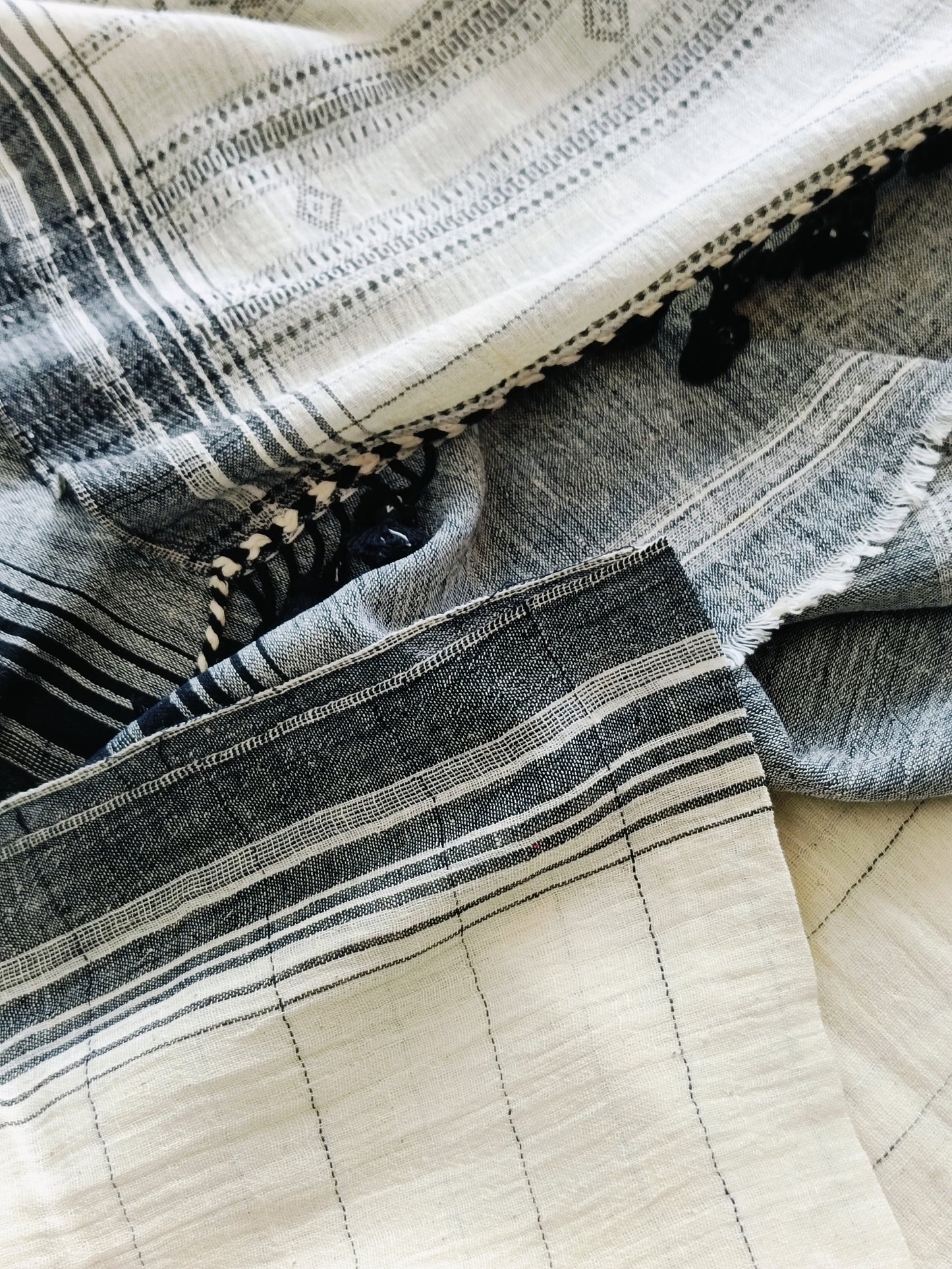 सांचा - Pure Handwoven Kala Cotton Saree - Sustainable l Organic l Ethical