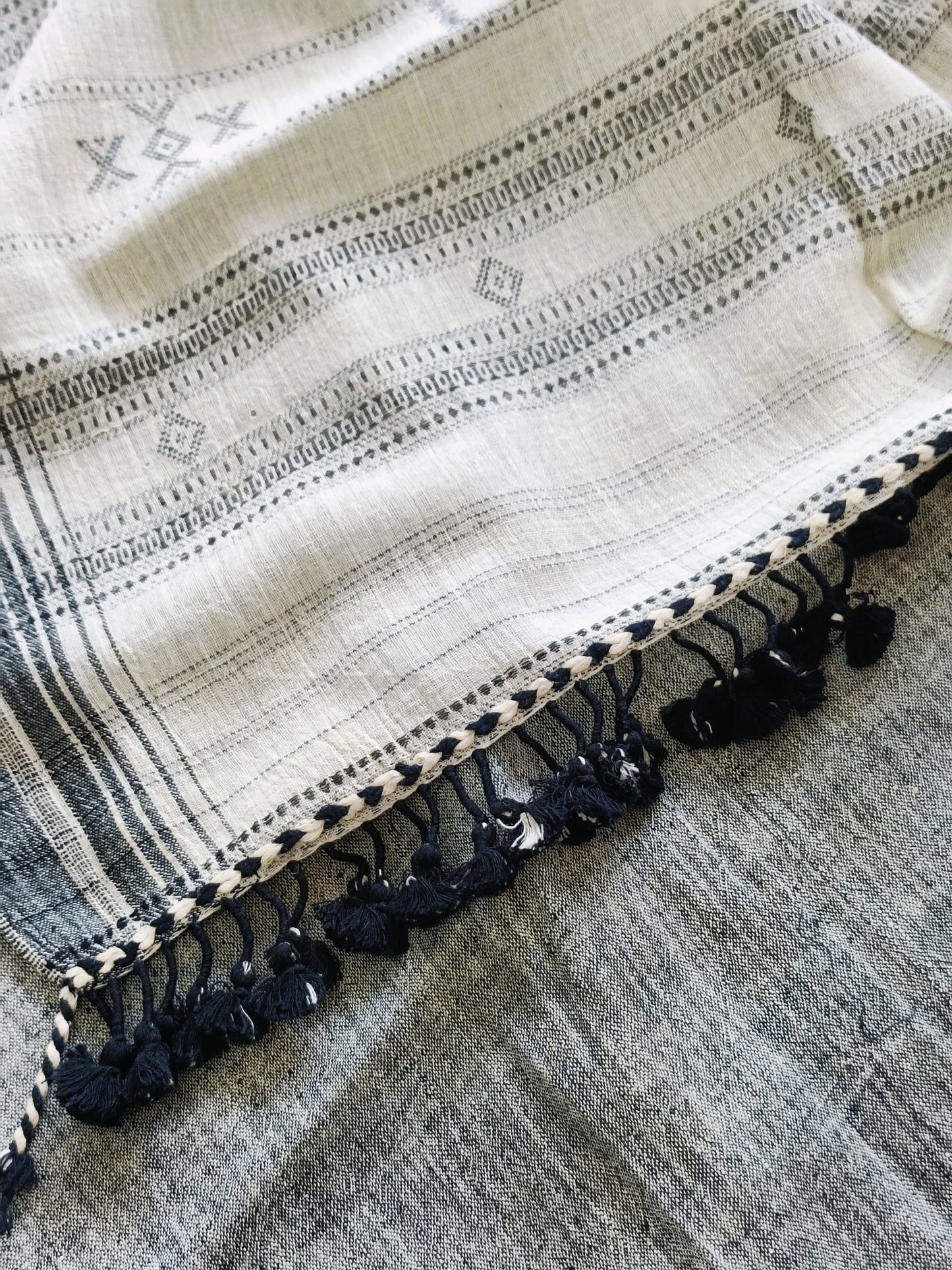 सांचा - Pure Handwoven Kala Cotton Saree - Sustainable l Organic l Ethical