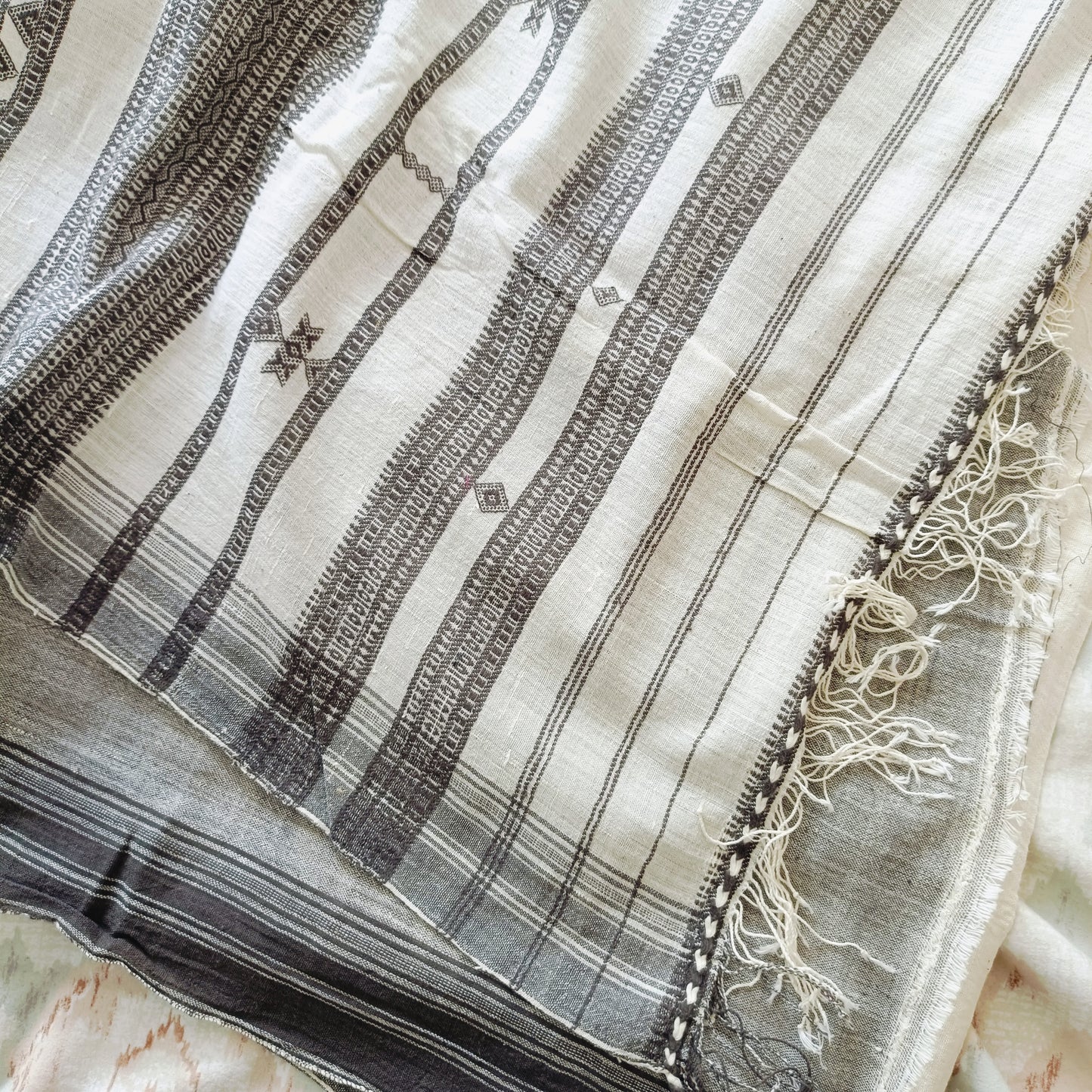 विरासत - Pure Handwoven Kala Cotton Saree - Sustainable l Organic l Ethical