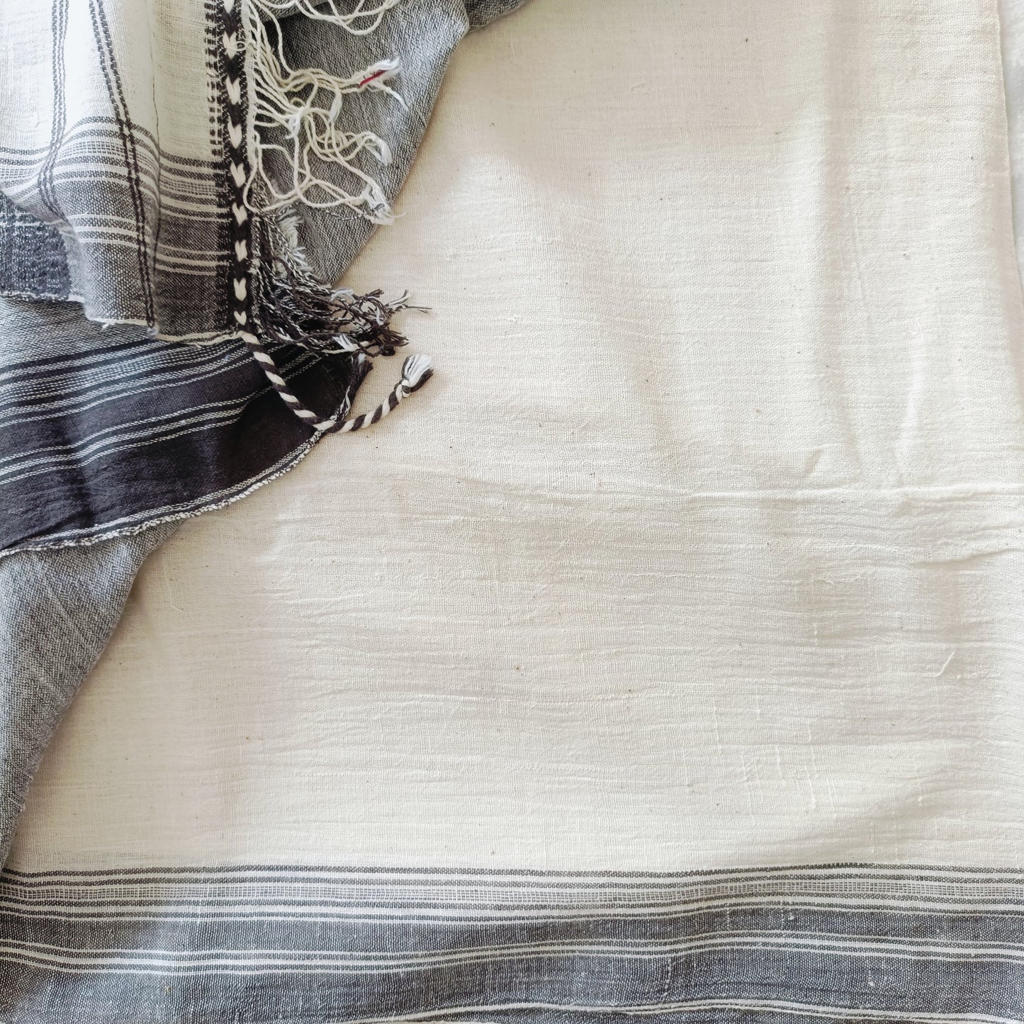 विरासत - Pure Handwoven Kala Cotton Saree - Sustainable l Organic l Ethical