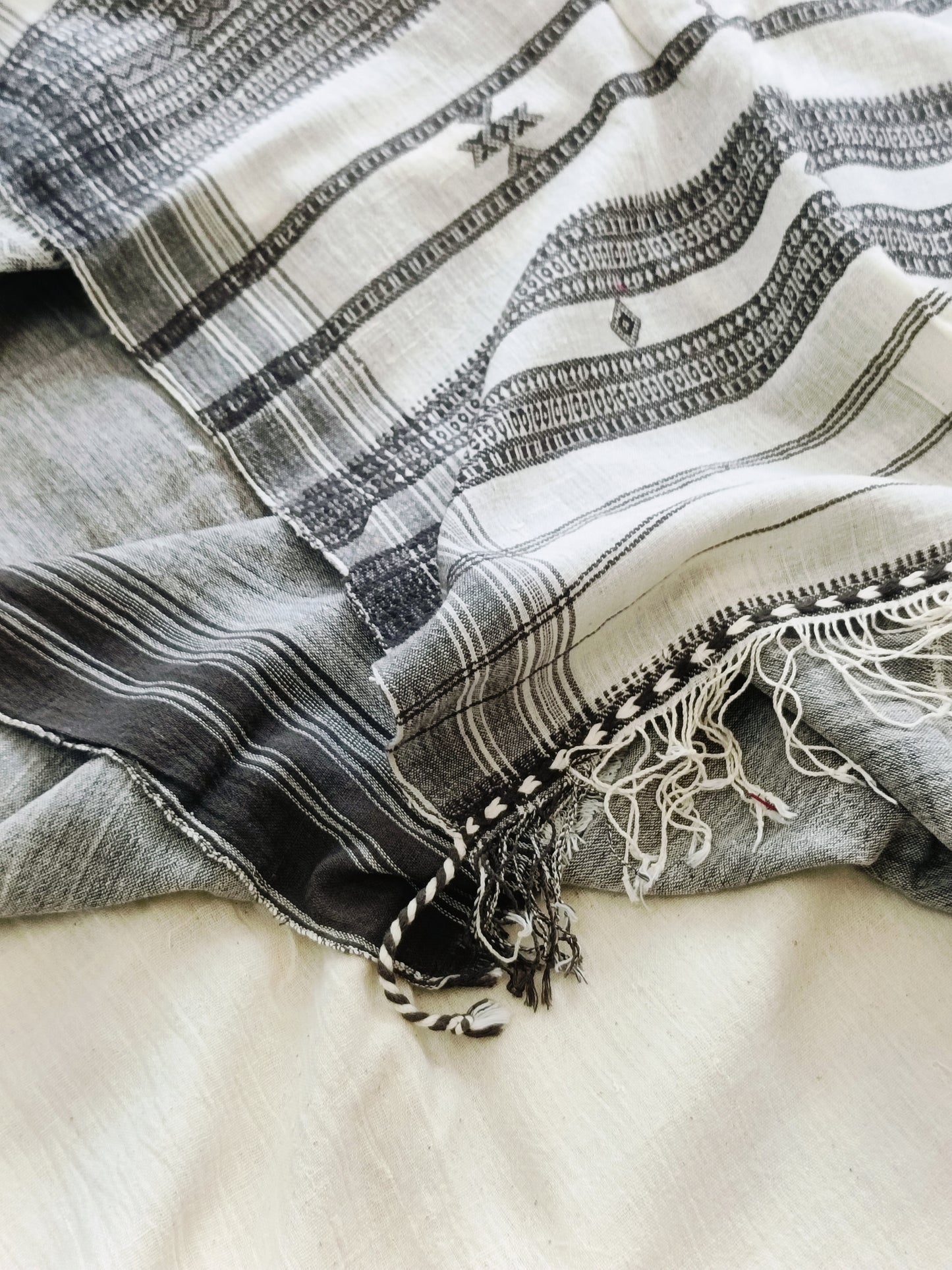 विरासत - Pure Handwoven Kala Cotton Saree - Sustainable l Organic l Ethical