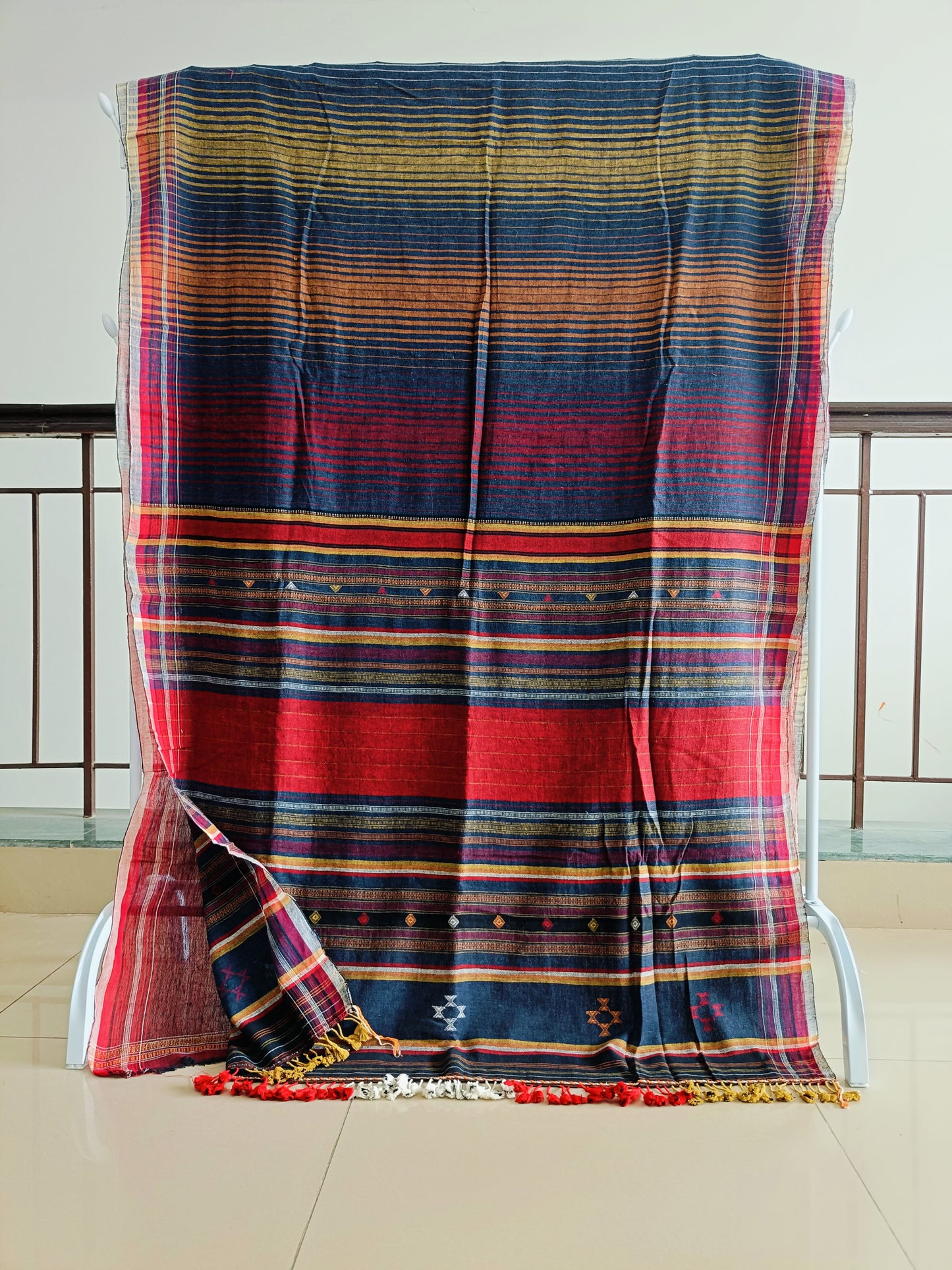 प्रकृति - Pure Handwoven Kala Cotton Saree - Sustainable l Organic l Ethical