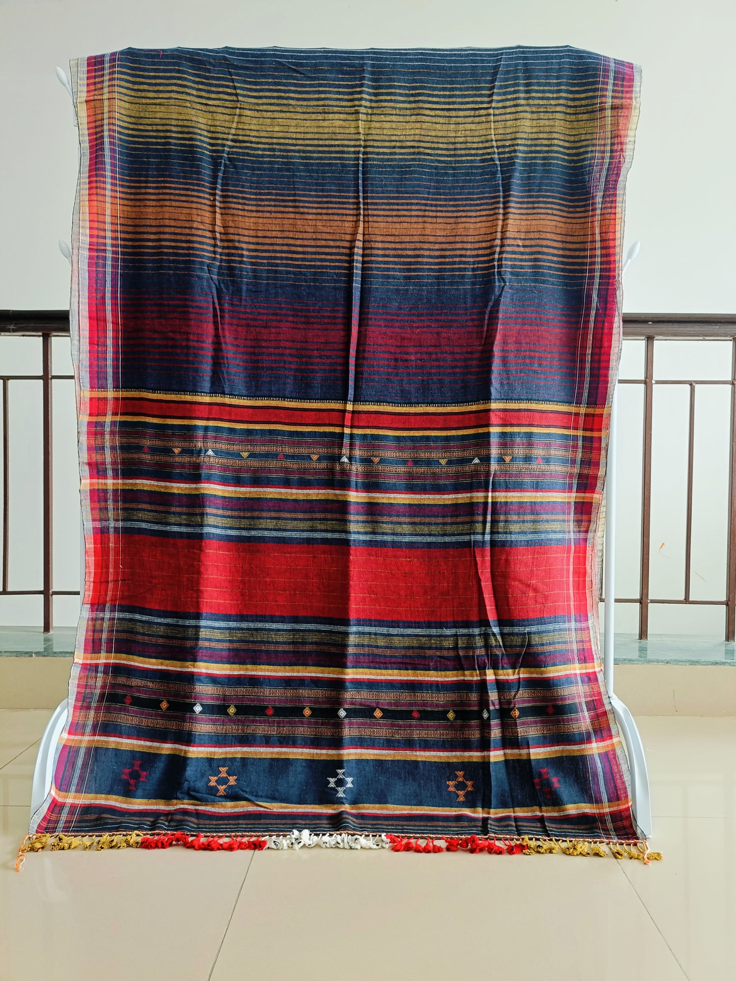 प्रकृति - Pure Handwoven Kala Cotton Saree - Sustainable l Organic l Ethical