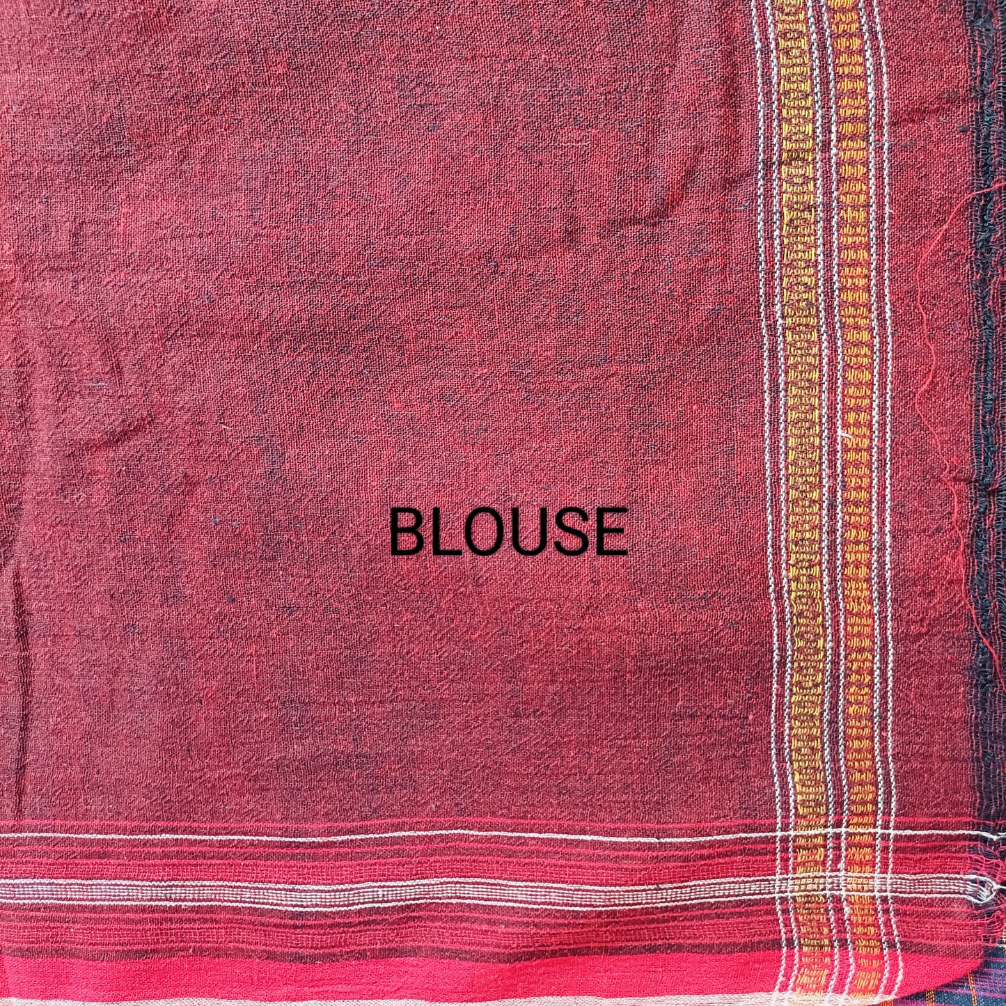 प्रकृति - Pure Handwoven Kala Cotton Saree - Sustainable l Organic l Ethical