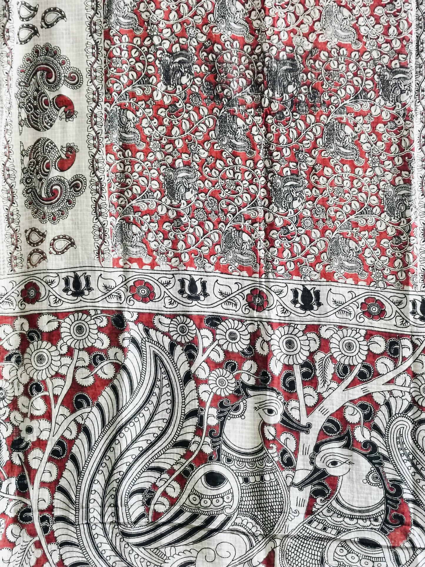 शिल्पिका - Pure Kota Handloom Cotton Handcrafted Kalamkari Saree