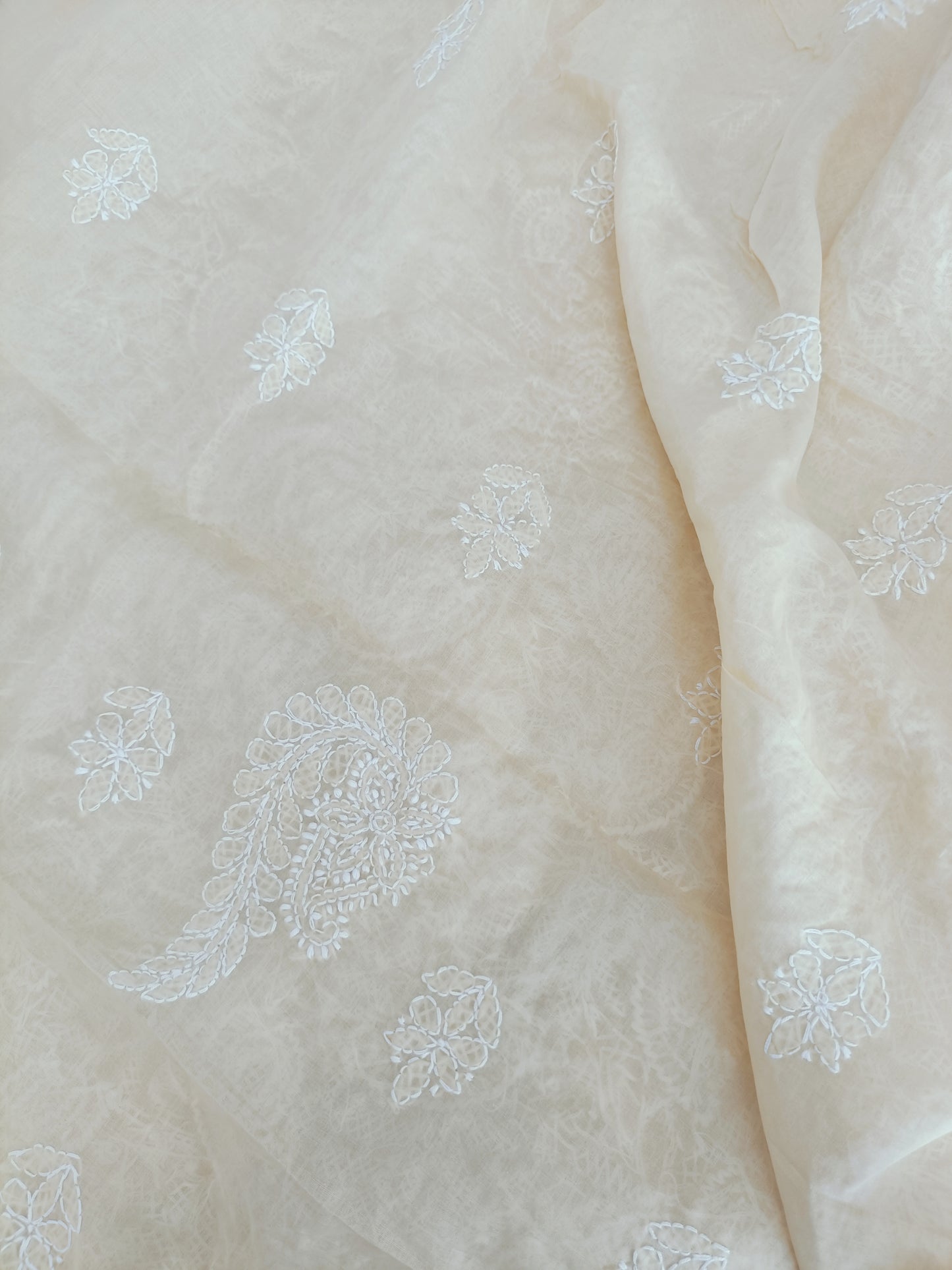 समीरा - Chikankari Cotton Apparel Kurta Fabric