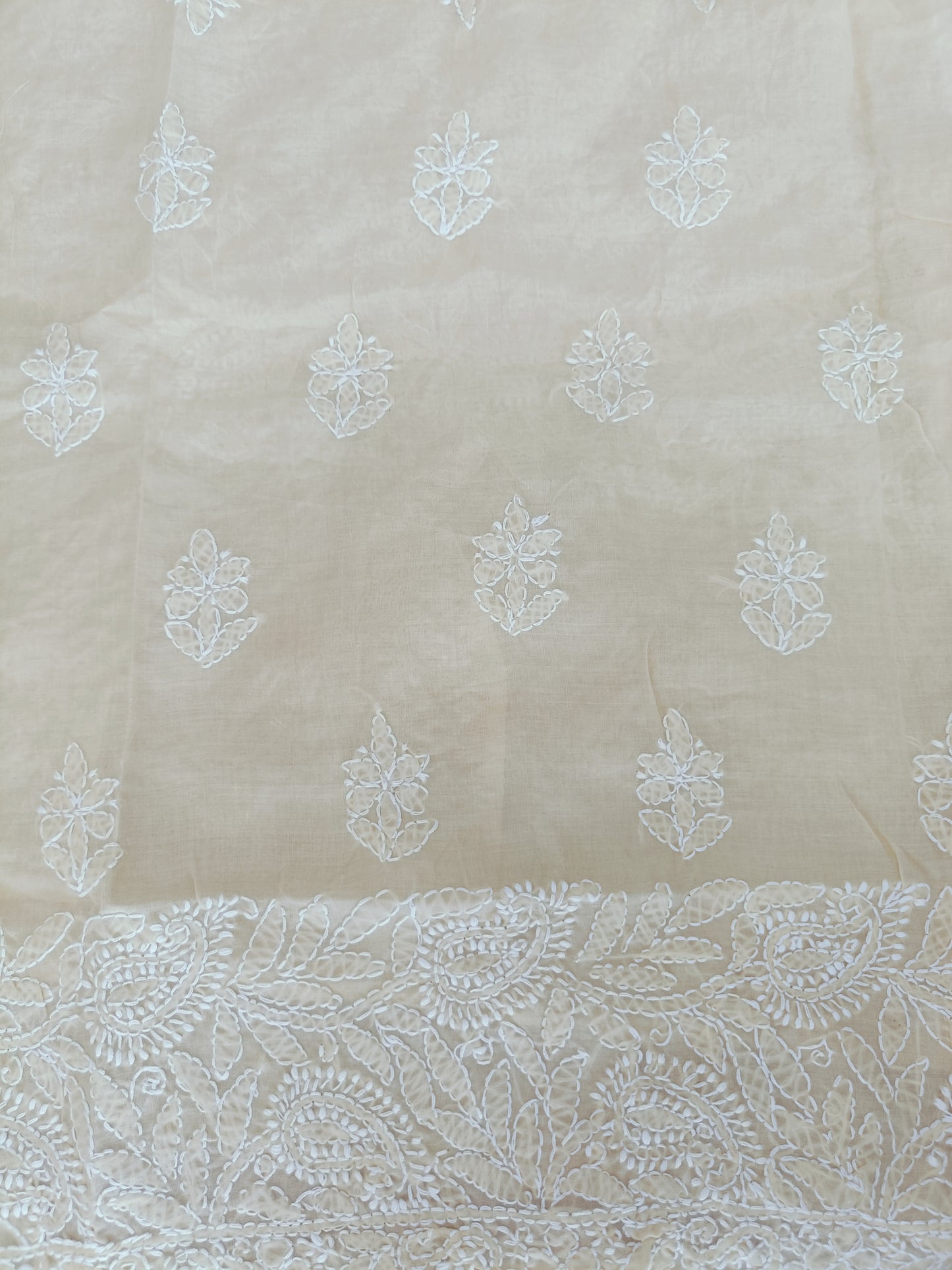 समीरा - Chikankari Cotton Apparel Kurta Fabric