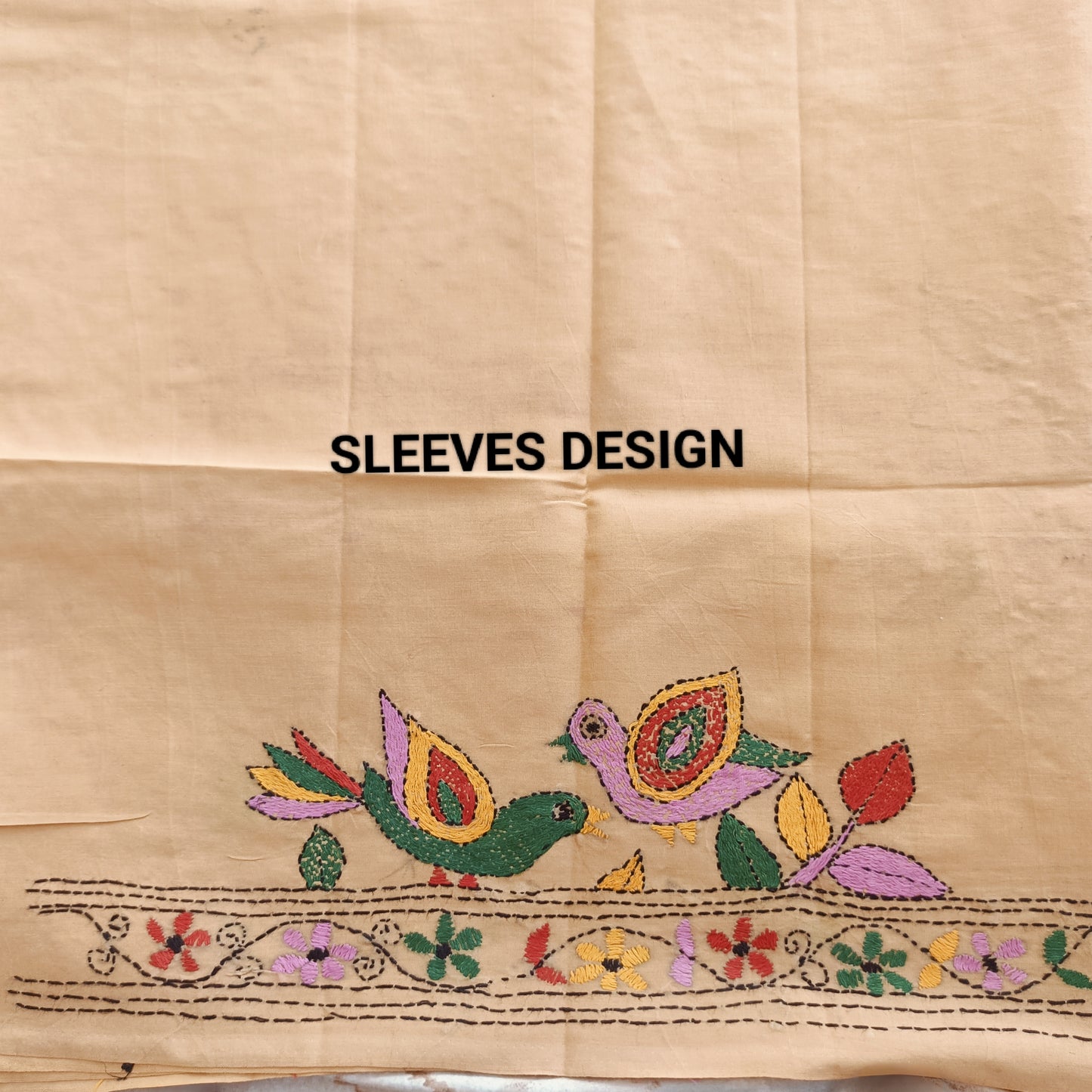 लावण्या – Designer Kantha Stitch Blouse Fabric