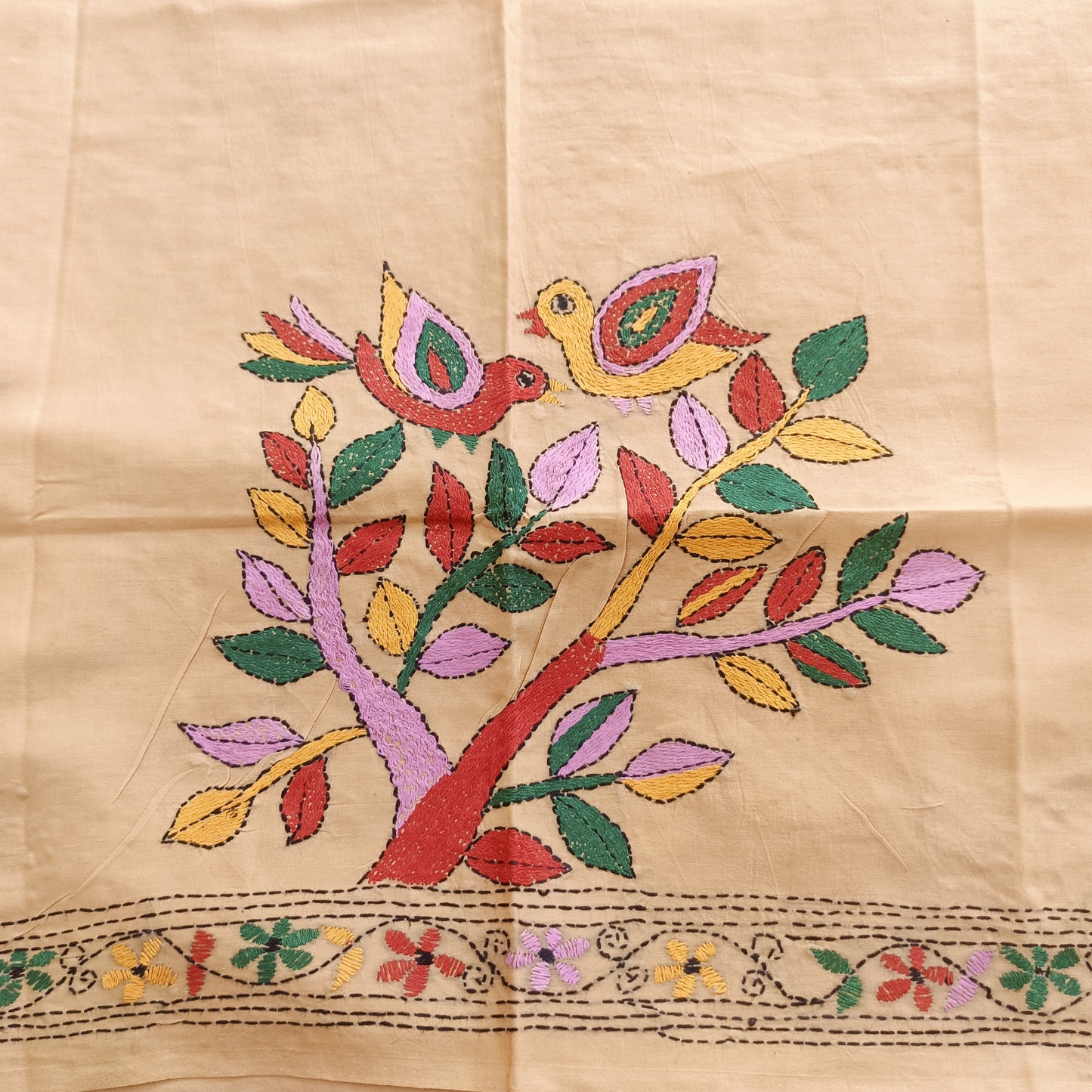 लावण्या – Designer Kantha Stitch Blouse Fabric