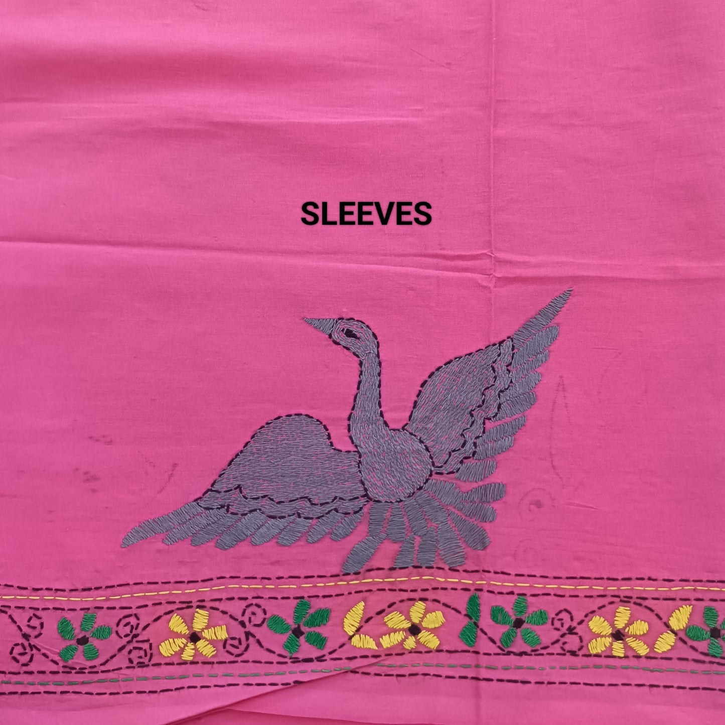 ईशानी – Designer Kantha Stitch Blouse Fabric