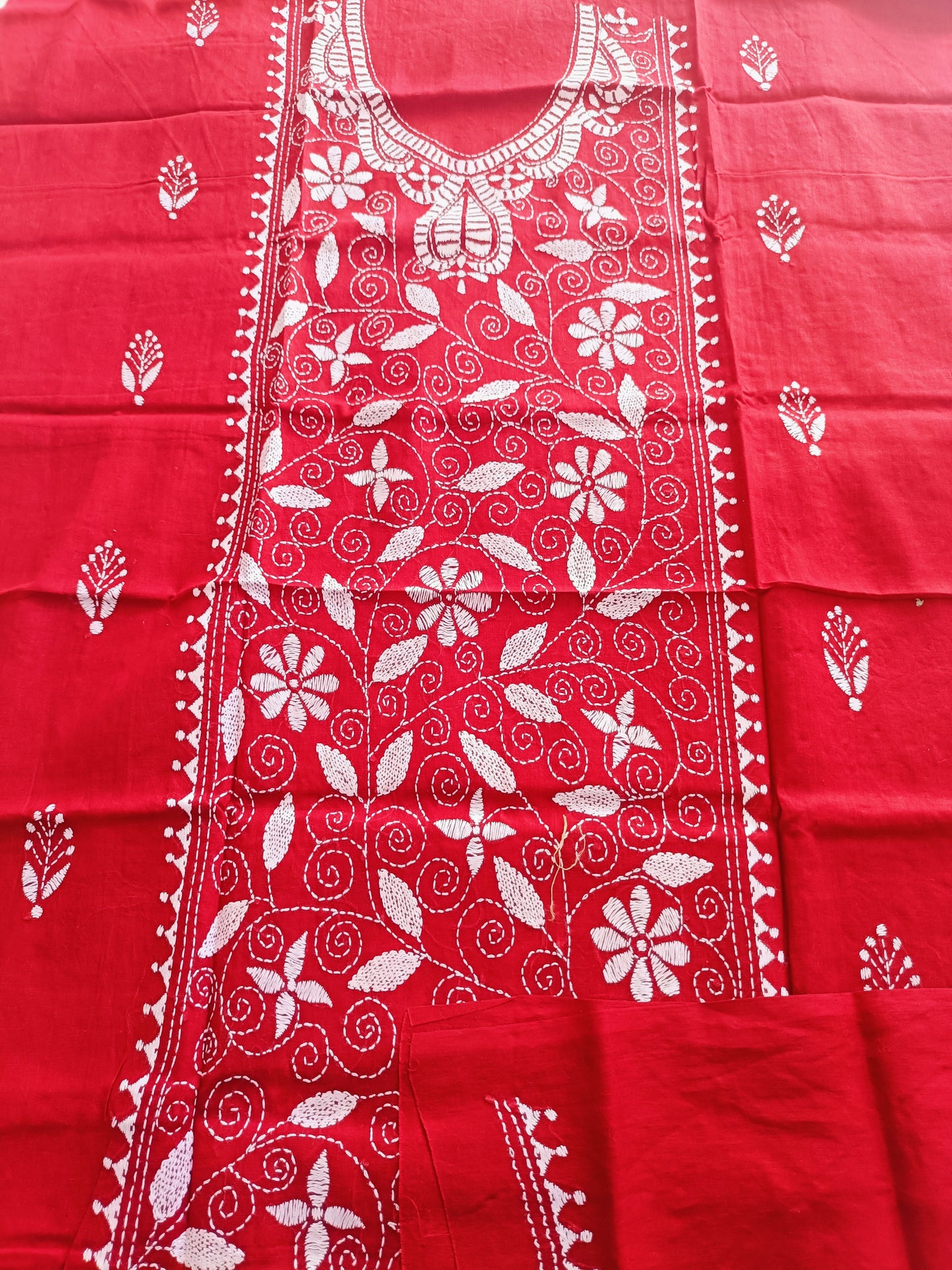 लावण्या – Pure Cotton Kantha Stitch Kurta Fabric