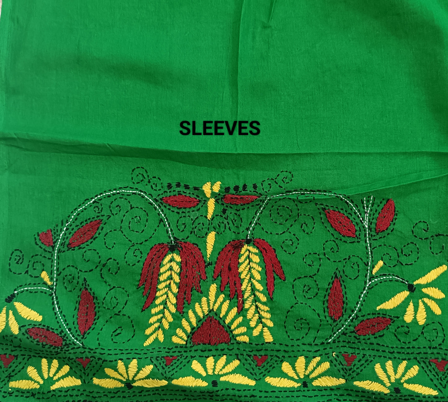 प्राची – Designer Kantha Stitch Blouse Fabric