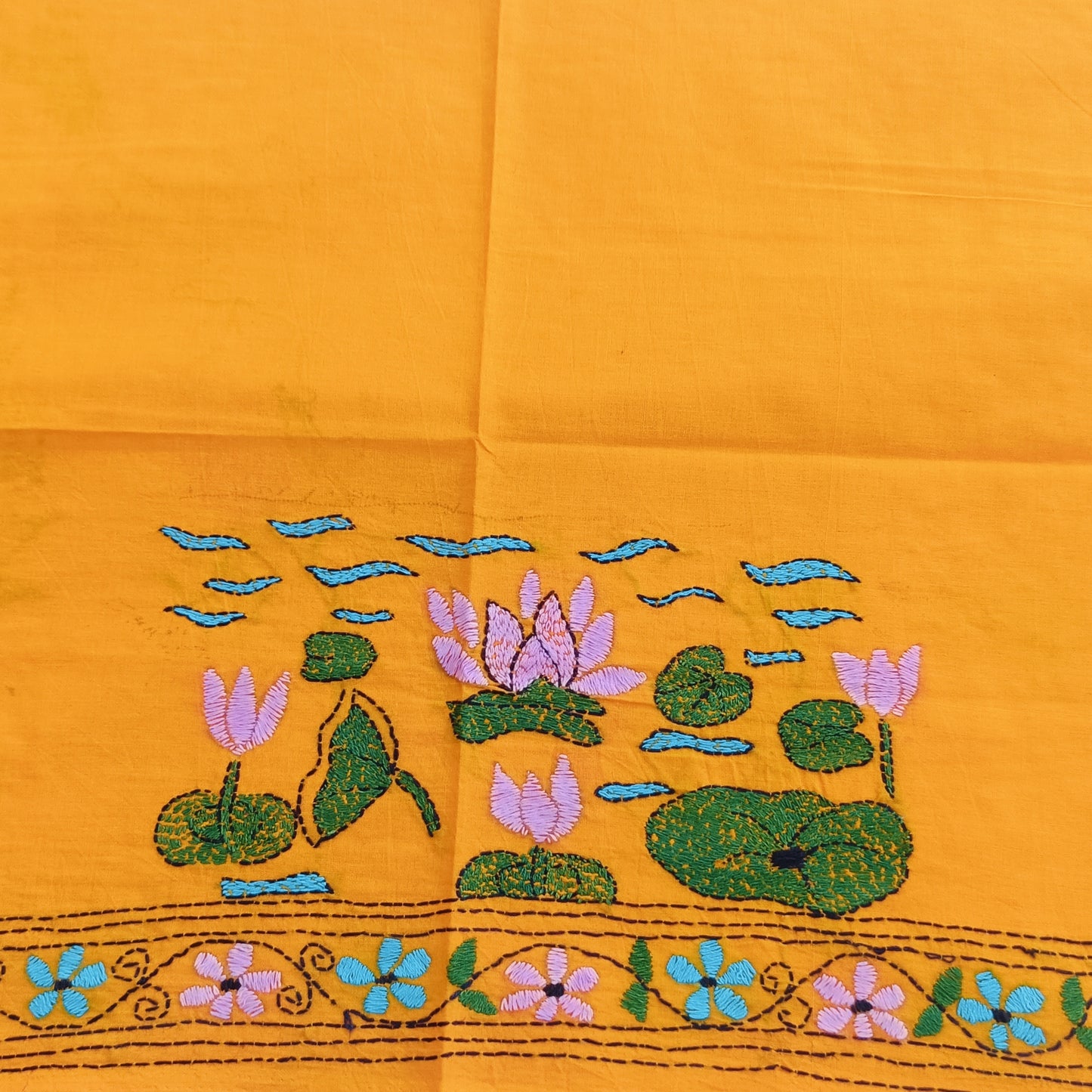 कविता – Designer Kantha Stitch Blouse Fabric
