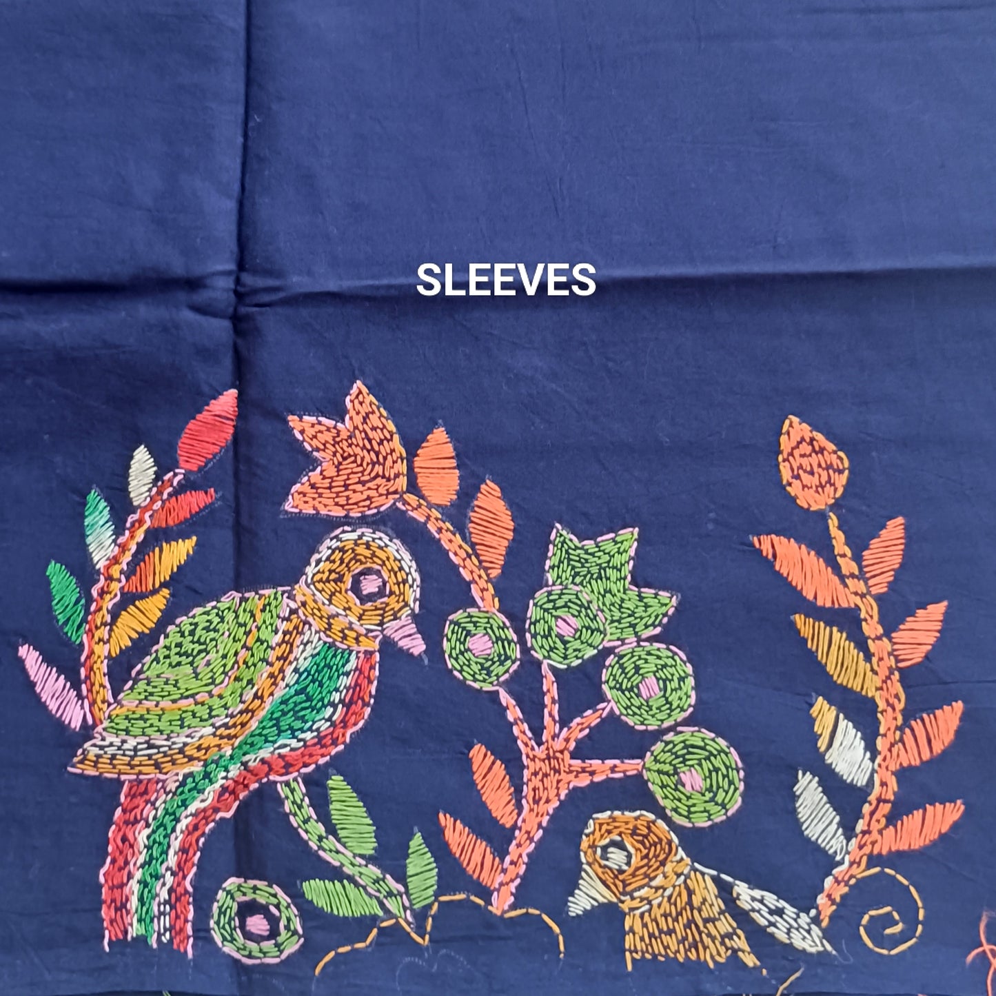 सुहानी – Designer Kantha Stitch Blouse Fabric