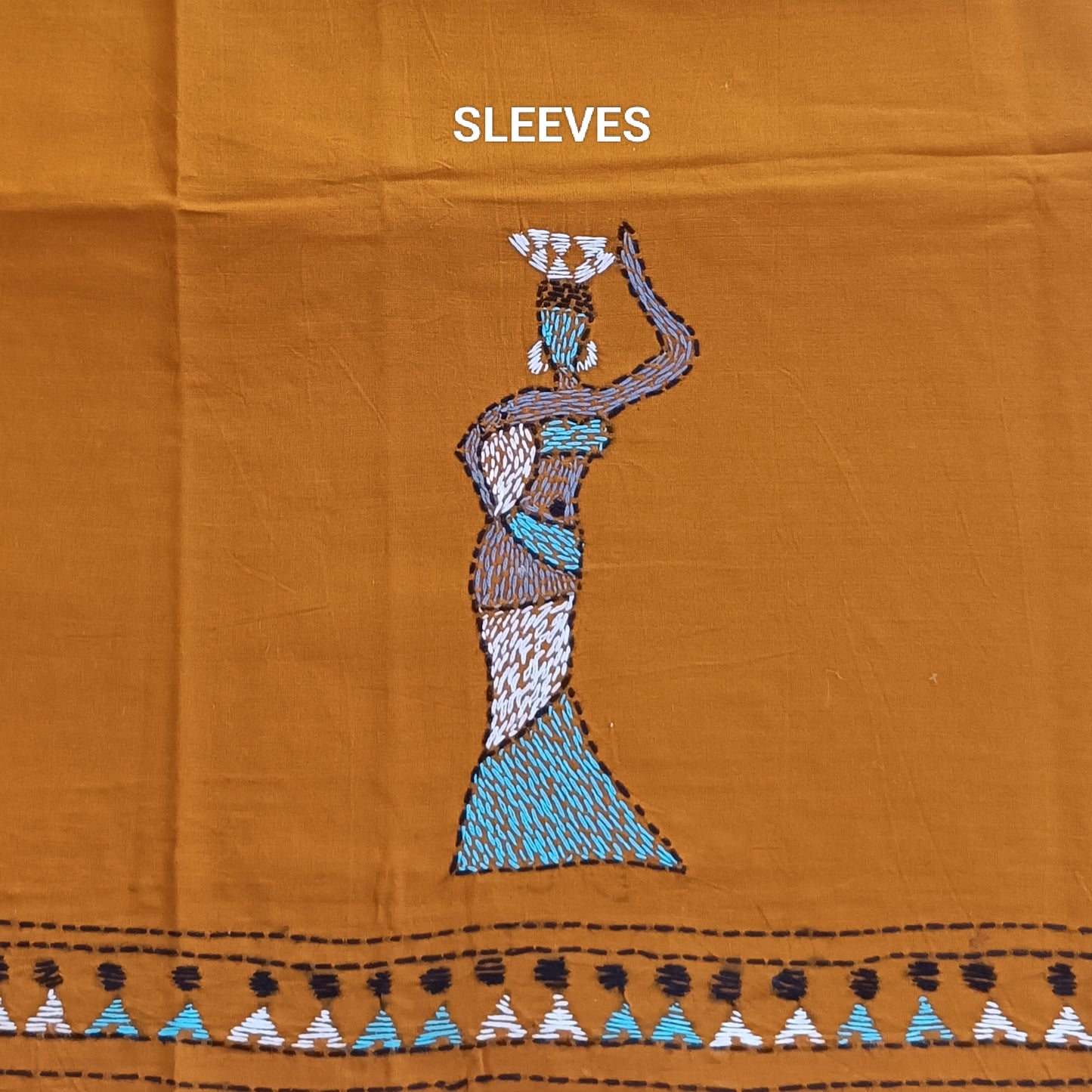 वैदेही – Designer Kantha Stitch Blouse Fabric