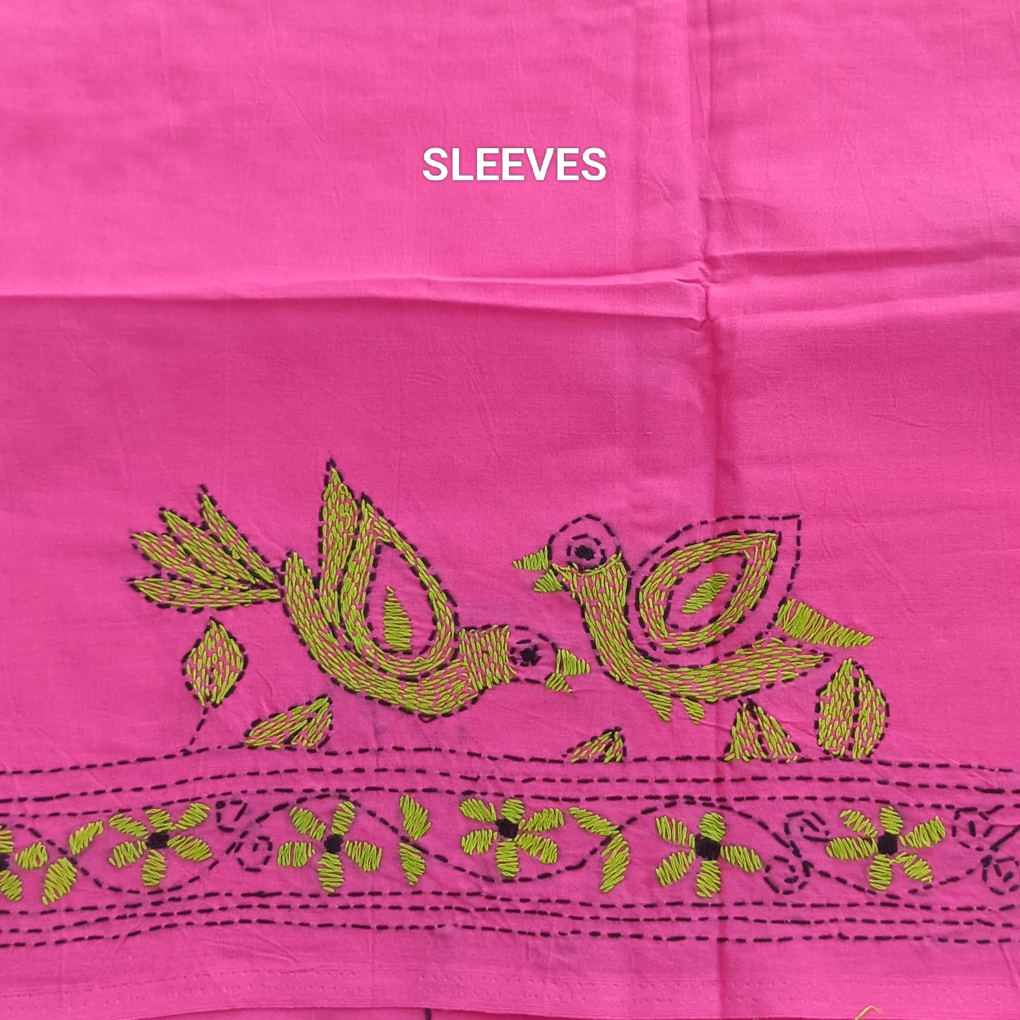 रश्मि – Designer Kantha Stitch Blouse Fabric