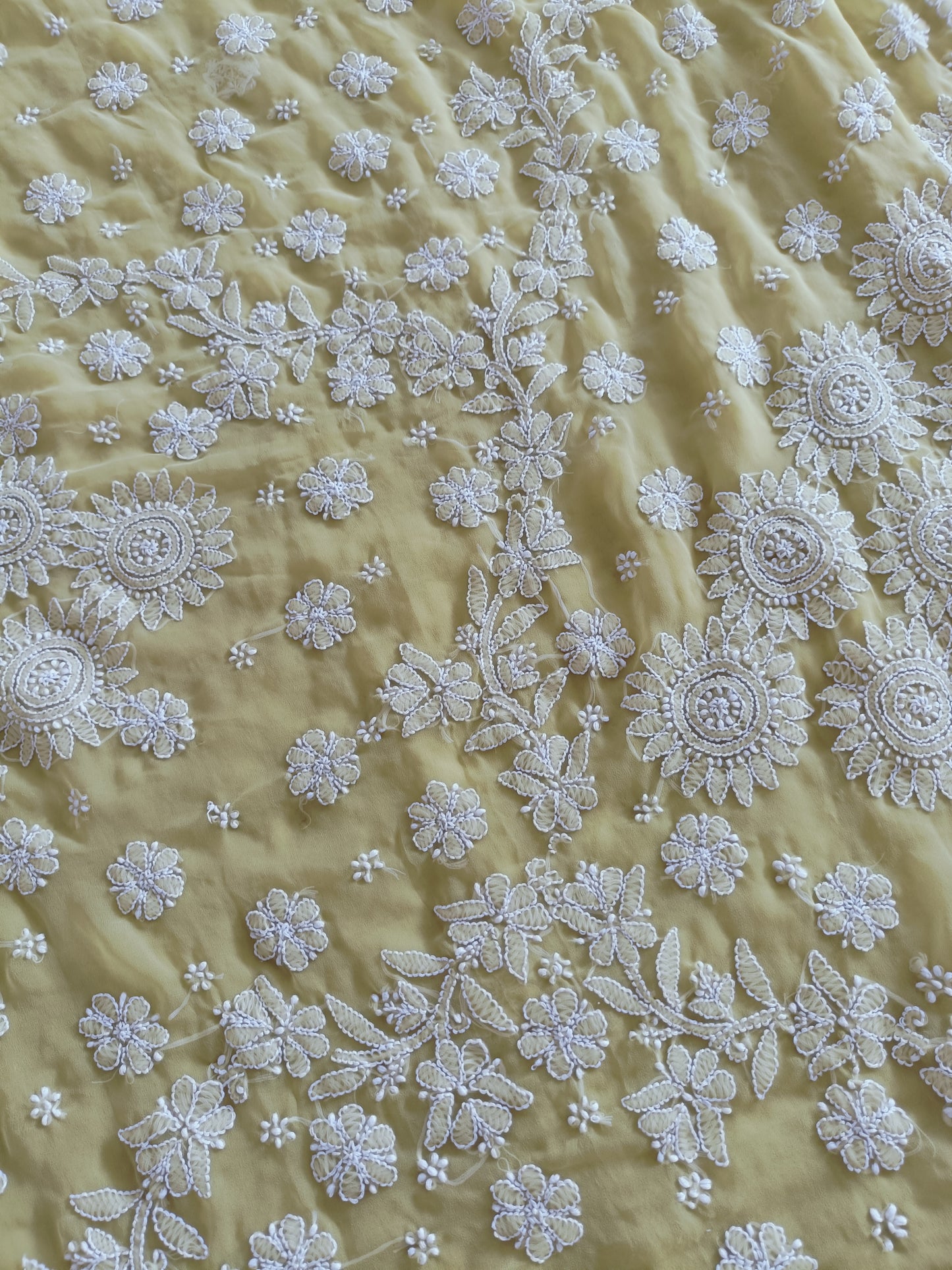 Soft Georgette Chikankari Saree