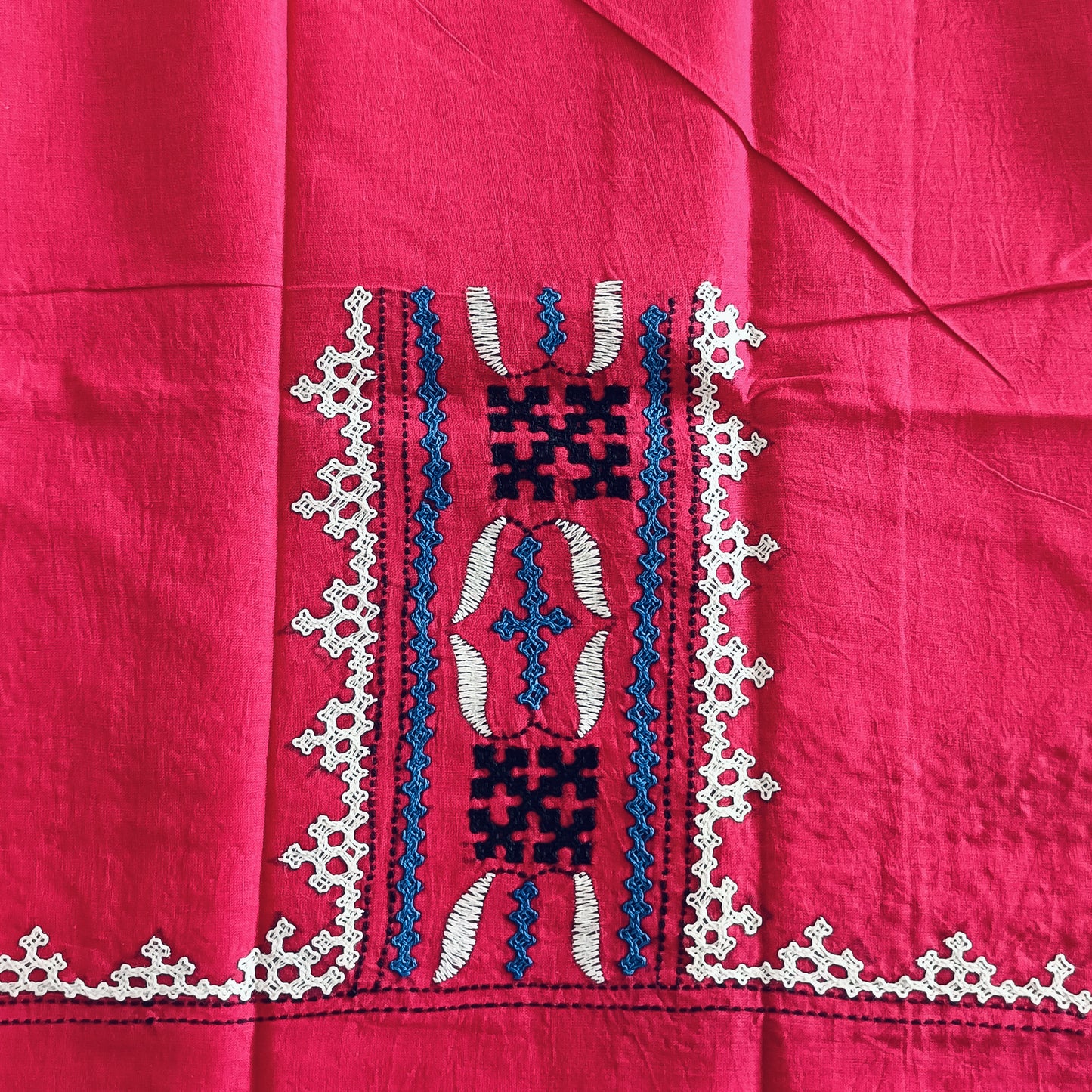 लालिमा - Pure Cotton Kutchi Cotton Fabric Blouse - Fabric | Tags: Kutchi Cotton Fabric Blouse