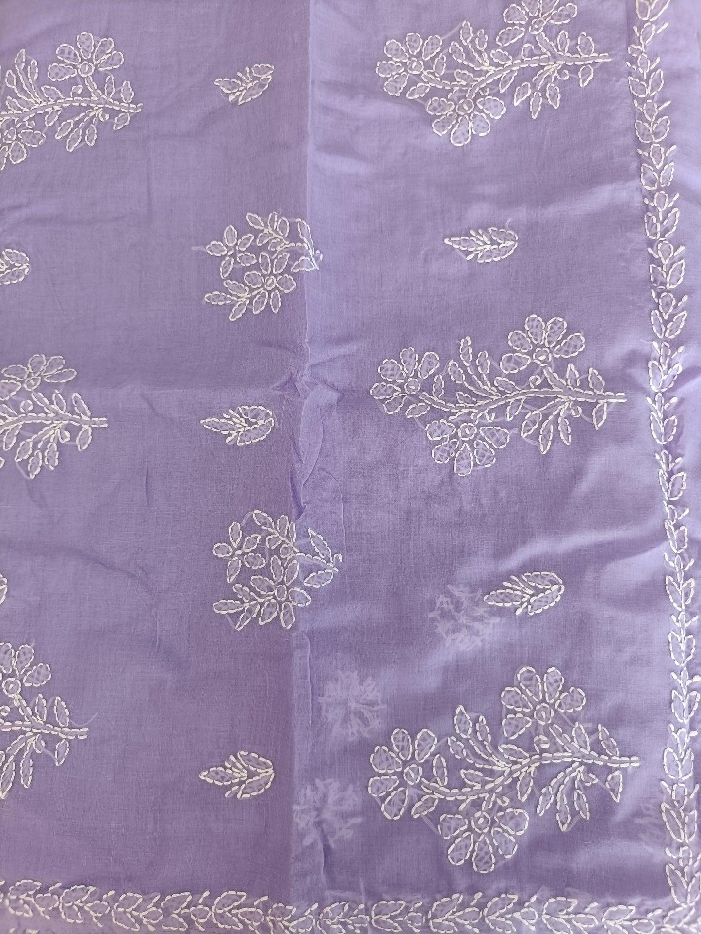 मेघा - Chikankari Cotton Saree