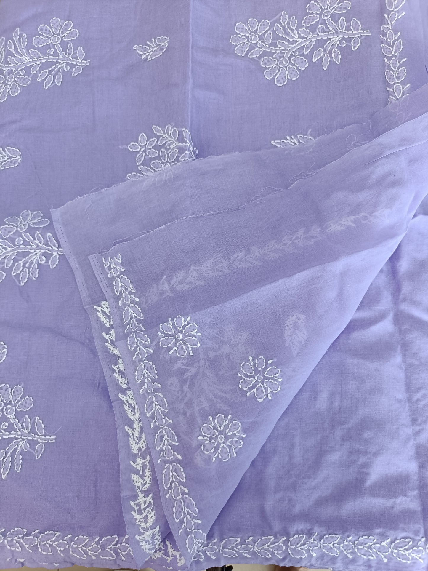 मेघा - Chikankari Cotton Saree