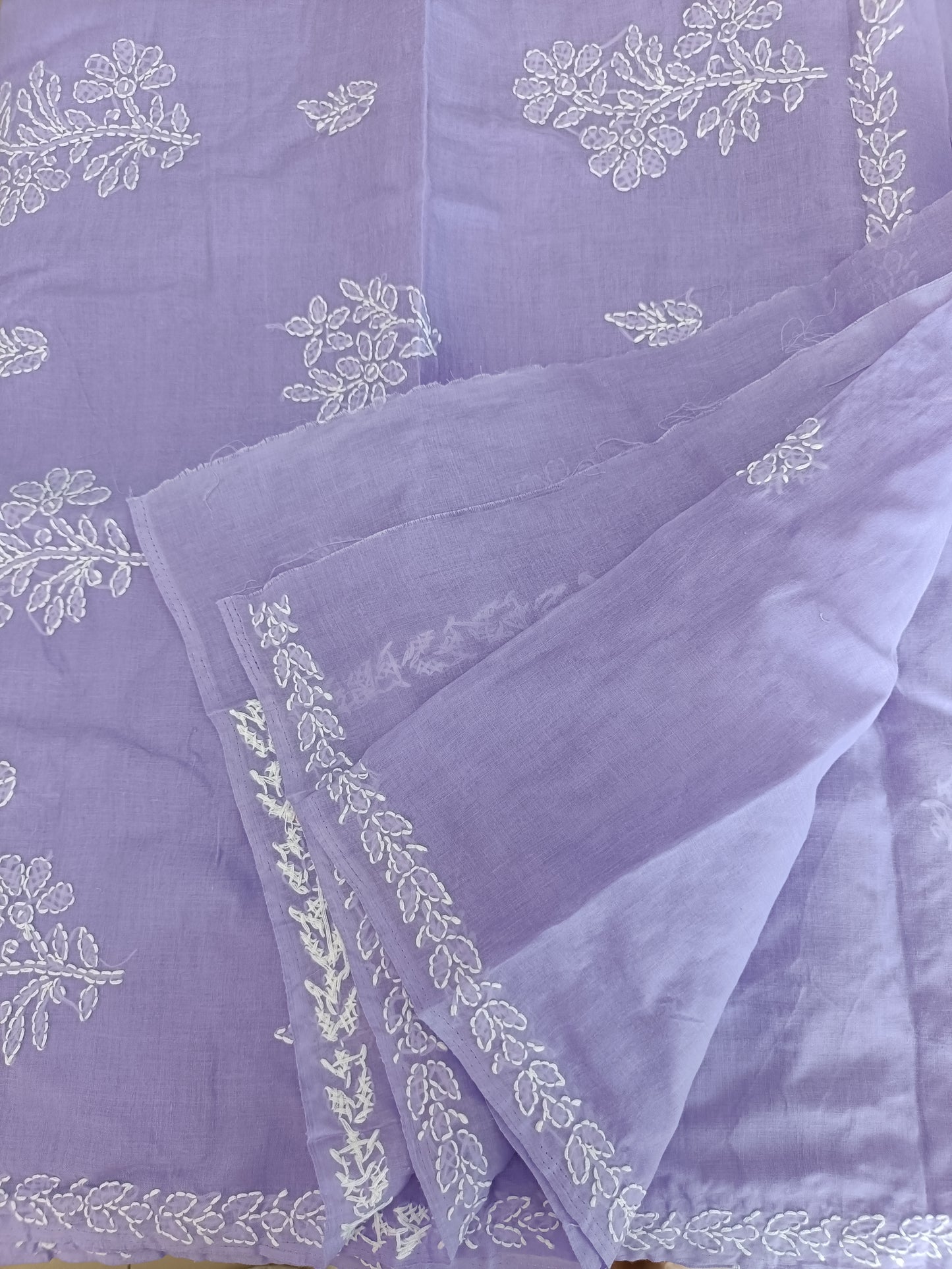 मेघा - Chikankari Cotton Saree