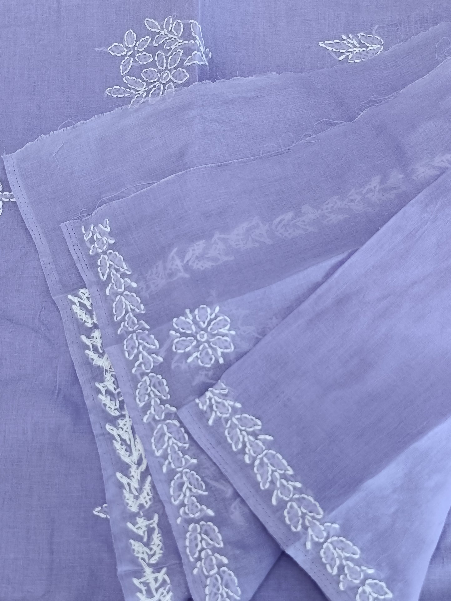 मेघा - Chikankari Cotton Saree