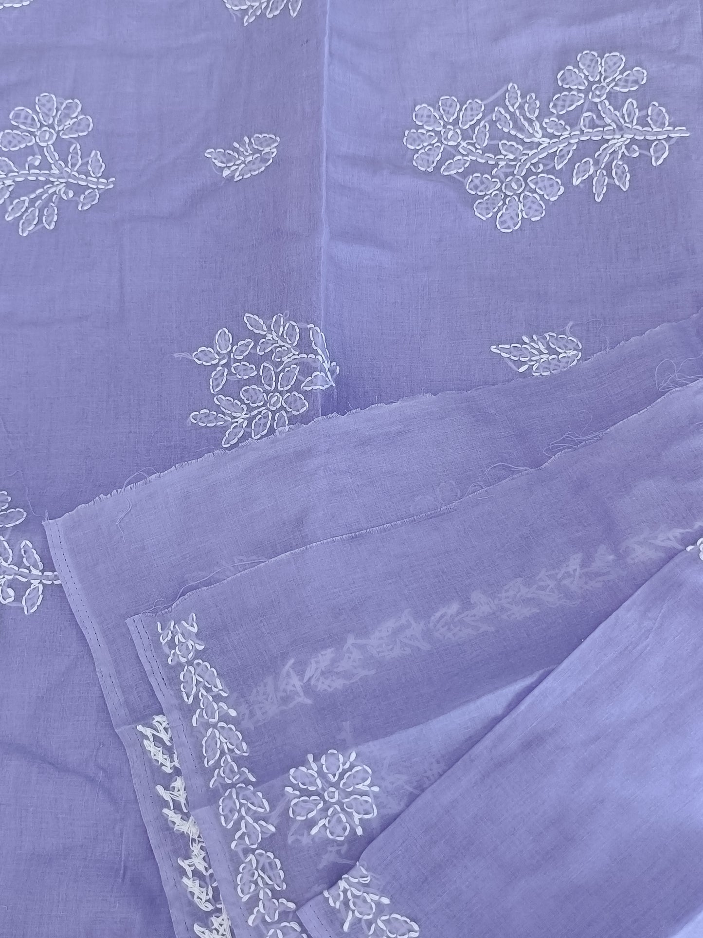 मेघा - Chikankari Cotton Saree