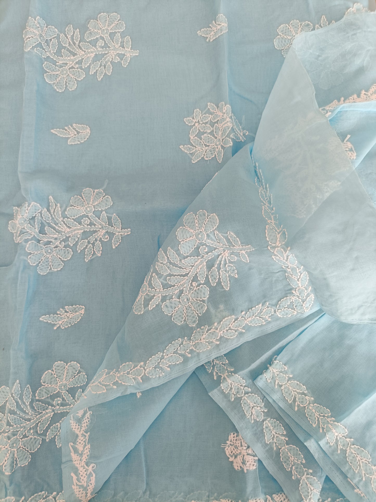 श्रीया - Chikankari Cotton Saree