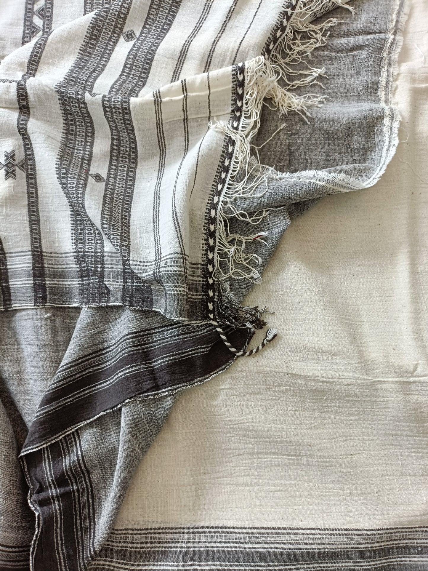 विरासत - Pure Handwoven Kala Cotton Saree - Sustainable l Organic l Ethical