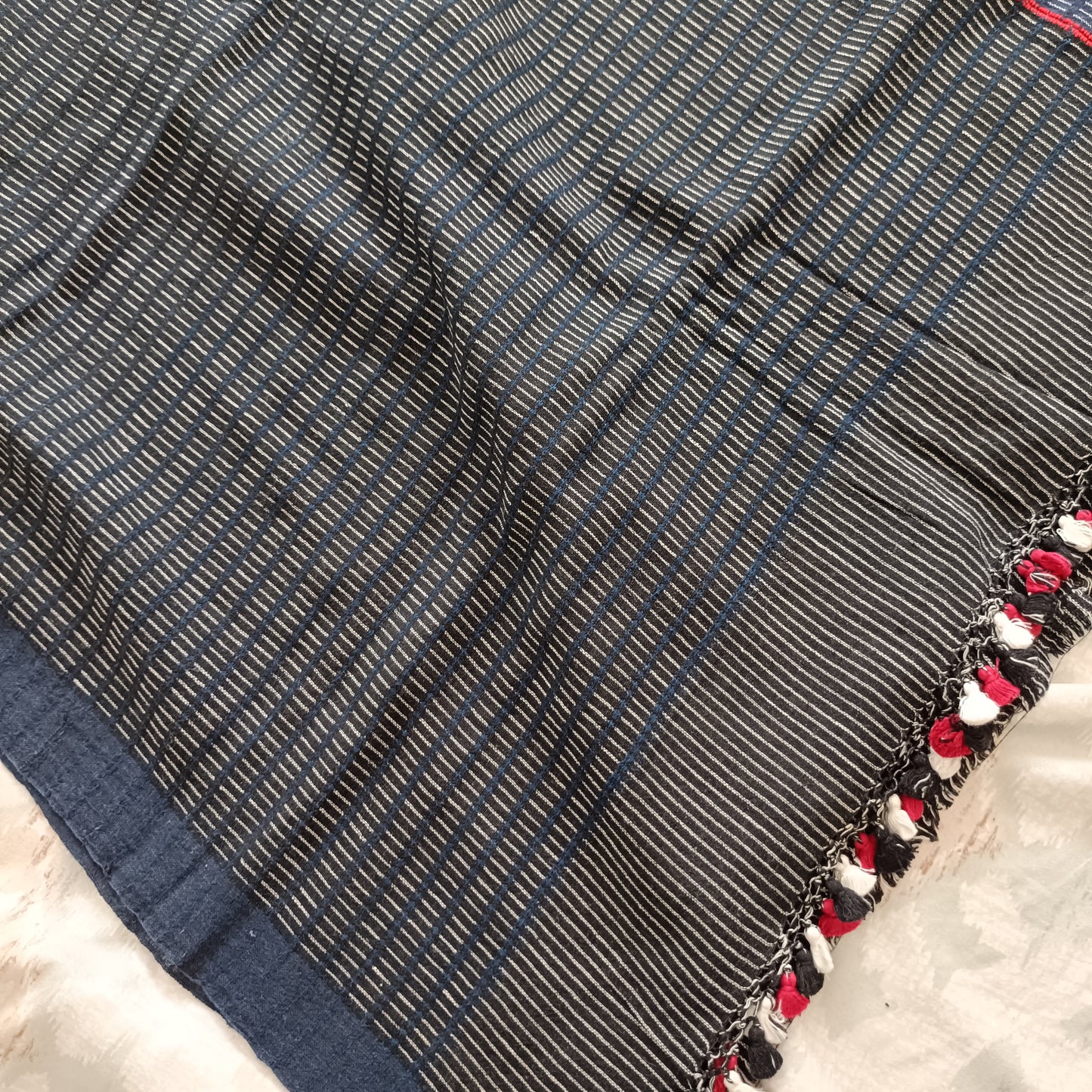 स्वाह - Pure Handwoven Kala Cotton Saree - Sustainable l Organic l Ethical