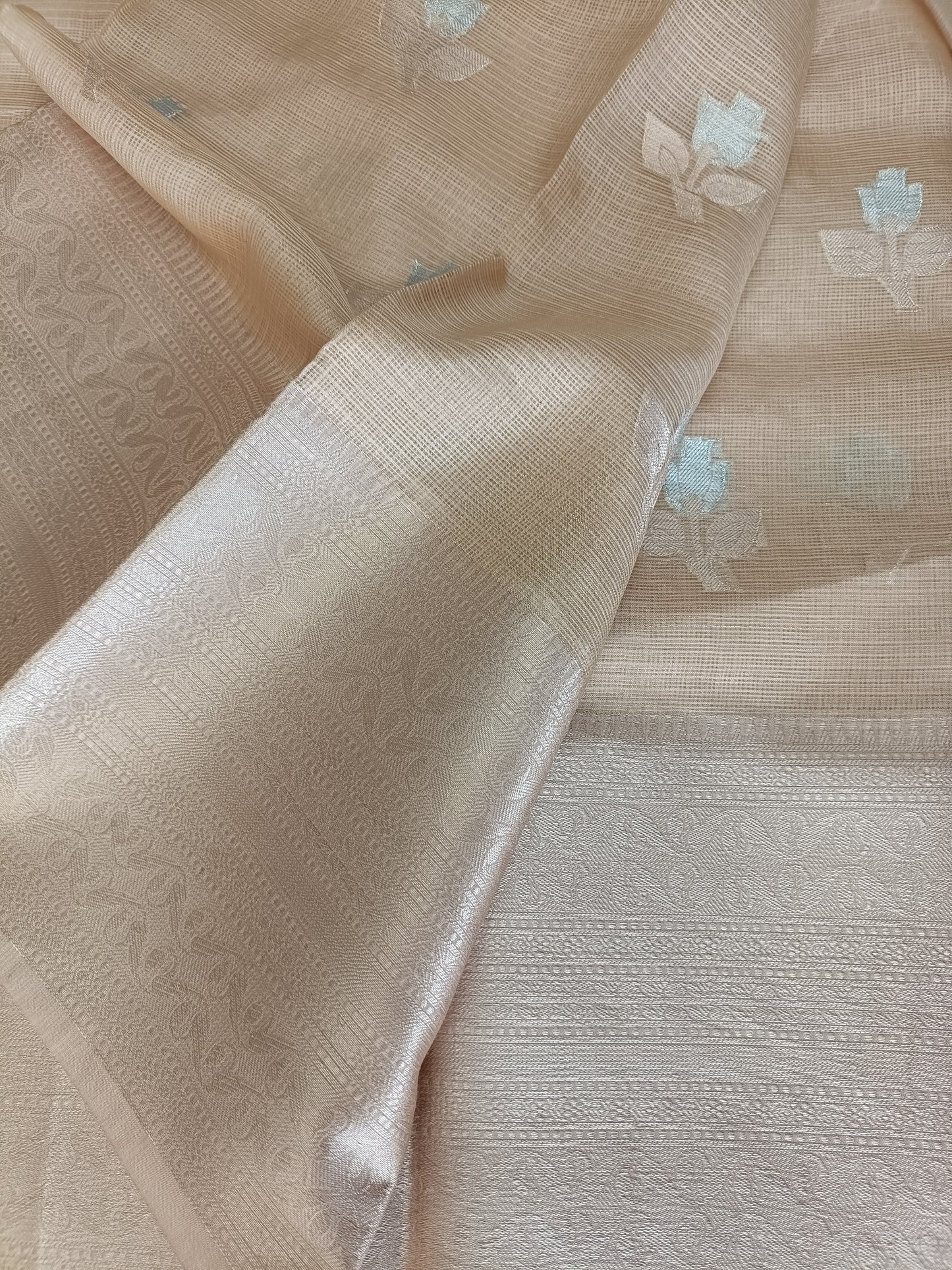 कांचनलता - Gorgeous Kota Doria Saree with Heavy Zari Work