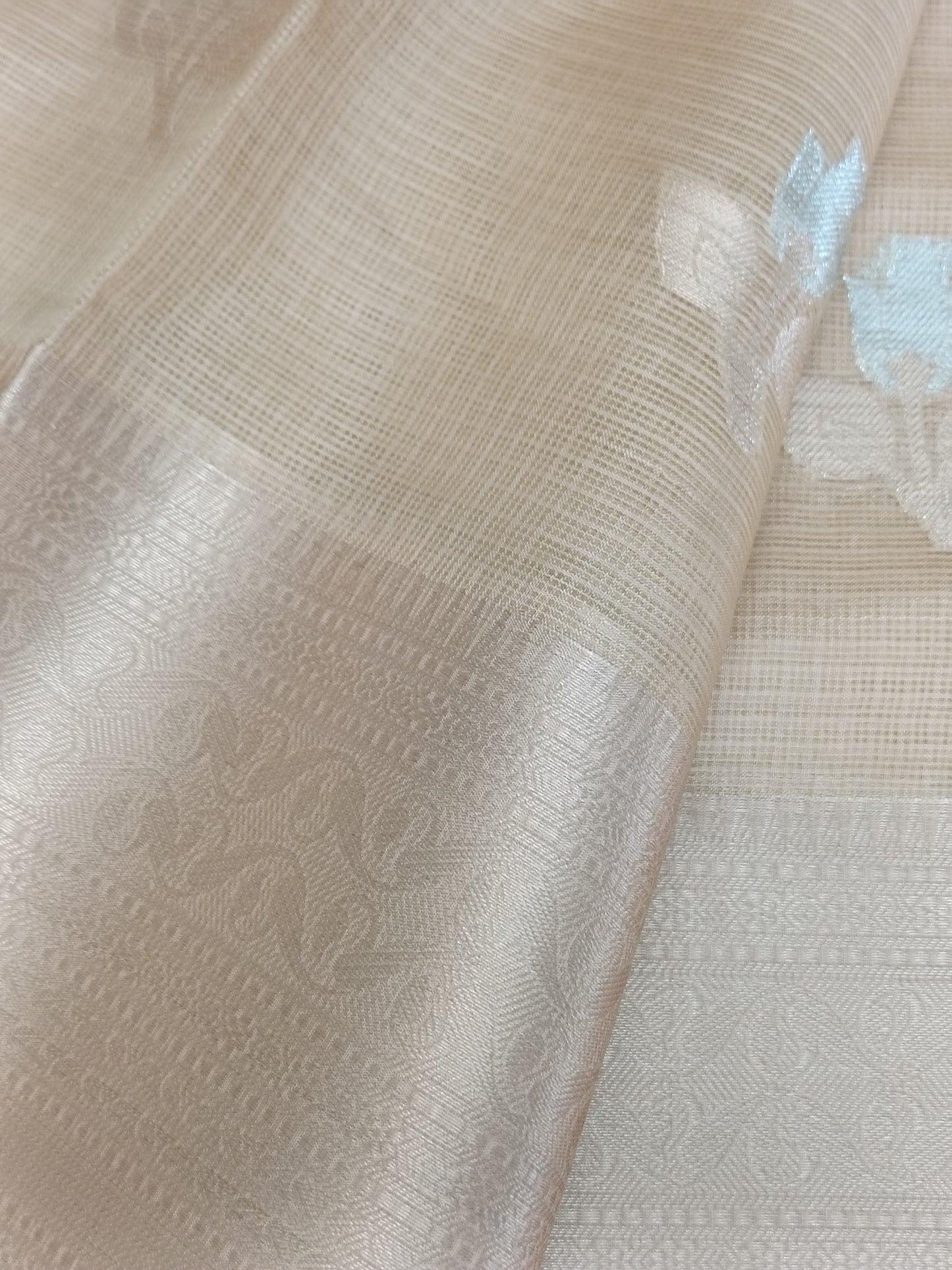 कांचनलता - Gorgeous Kota Doria Saree with Heavy Zari Work