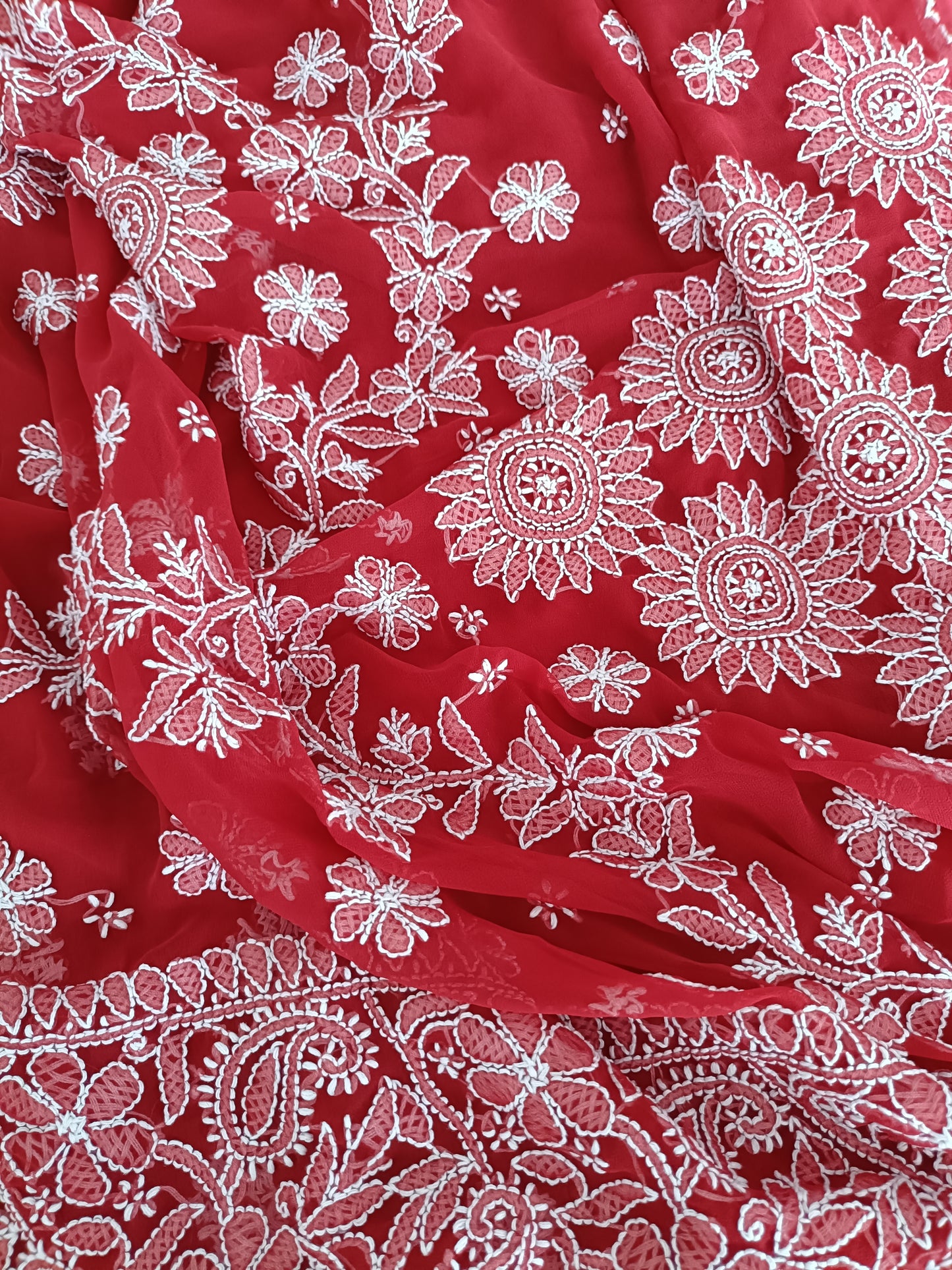 रूहानी - Soft Georgette Chikankari Saree