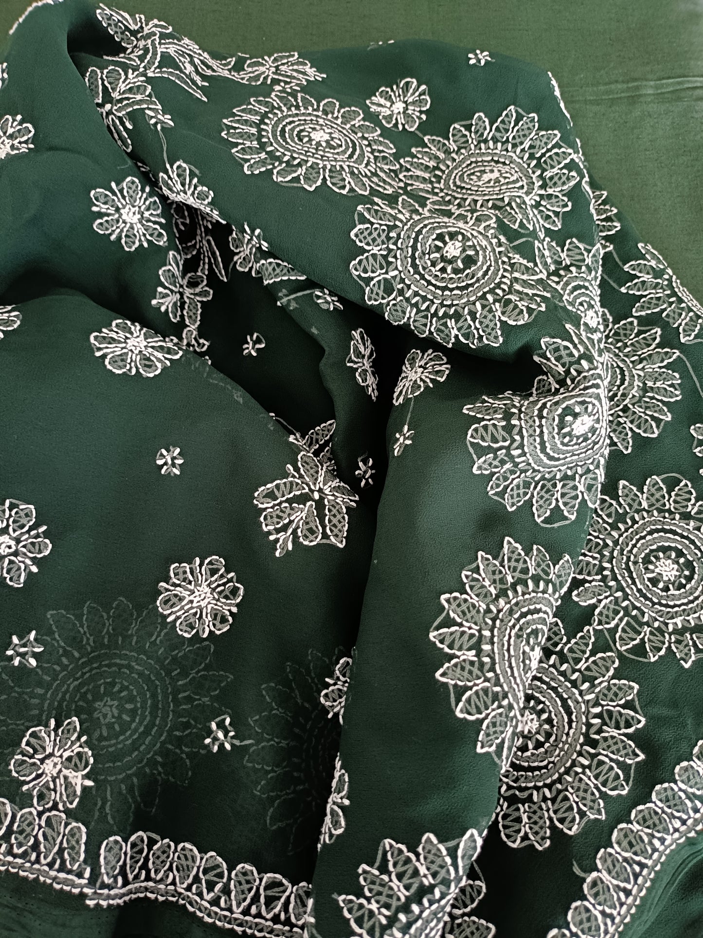 नीरजा - Soft Georgette Chikankari Saree