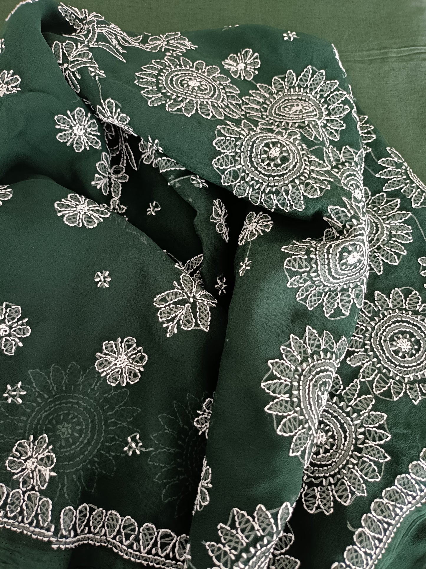 नीरजा - Soft Georgette Chikankari Saree