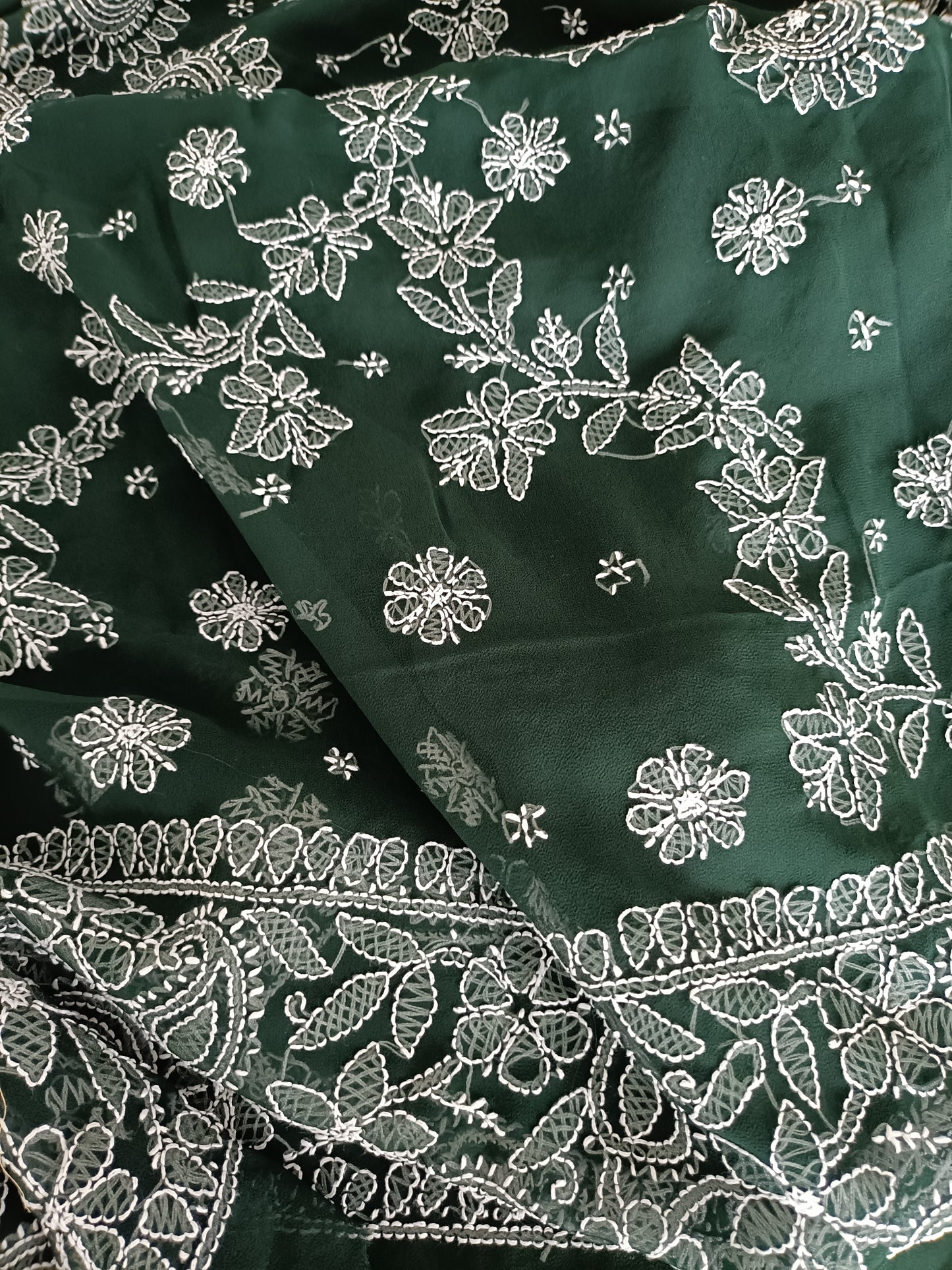 नीरजा - Soft Georgette Chikankari Saree