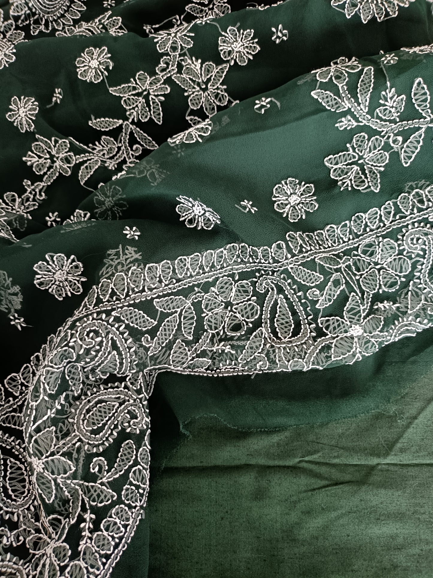 नीरजा - Soft Georgette Chikankari Saree