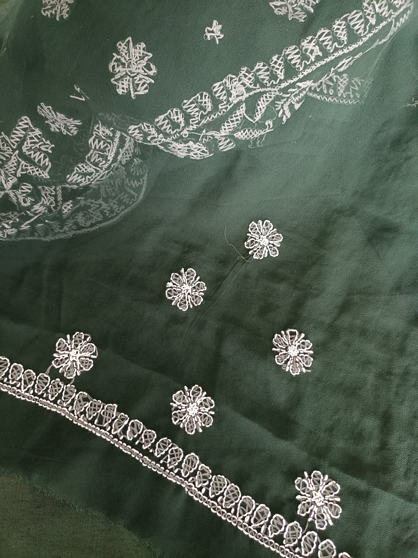 नीरजा - Soft Georgette Chikankari Saree