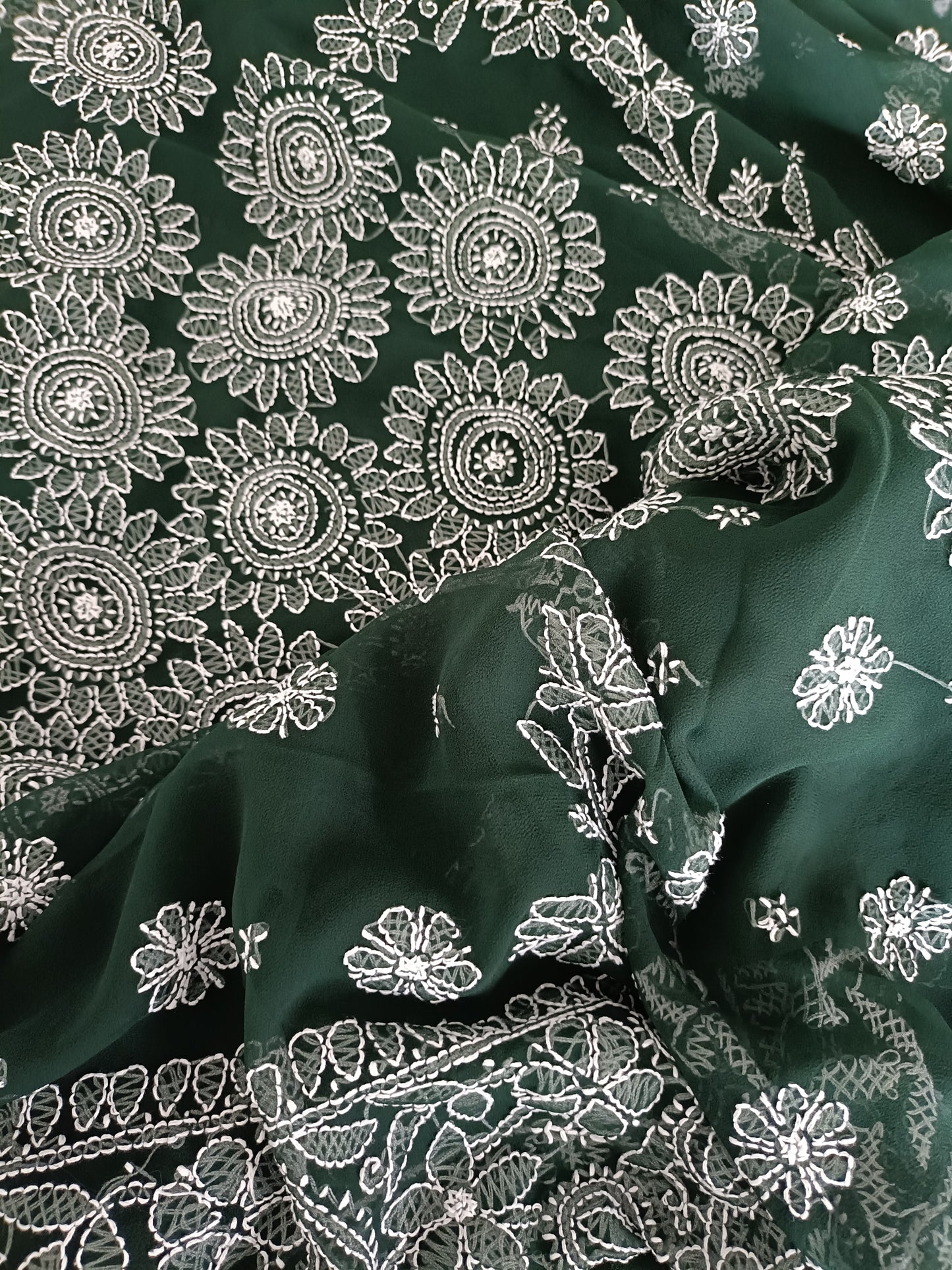 नीरजा - Soft Georgette Chikankari Saree