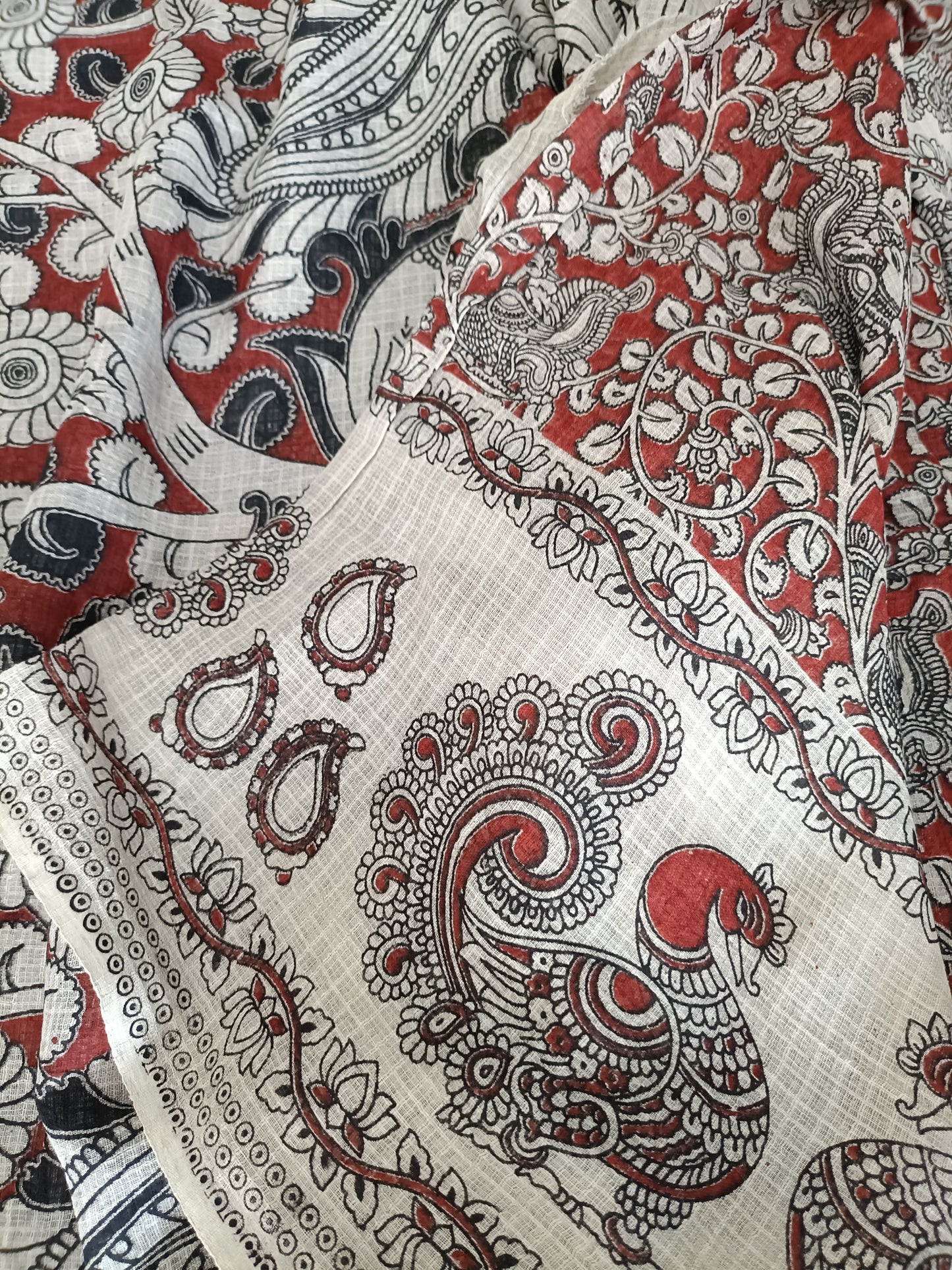 शिल्पिका - Pure Kota Handloom Cotton Handcrafted Kalamkari Saree