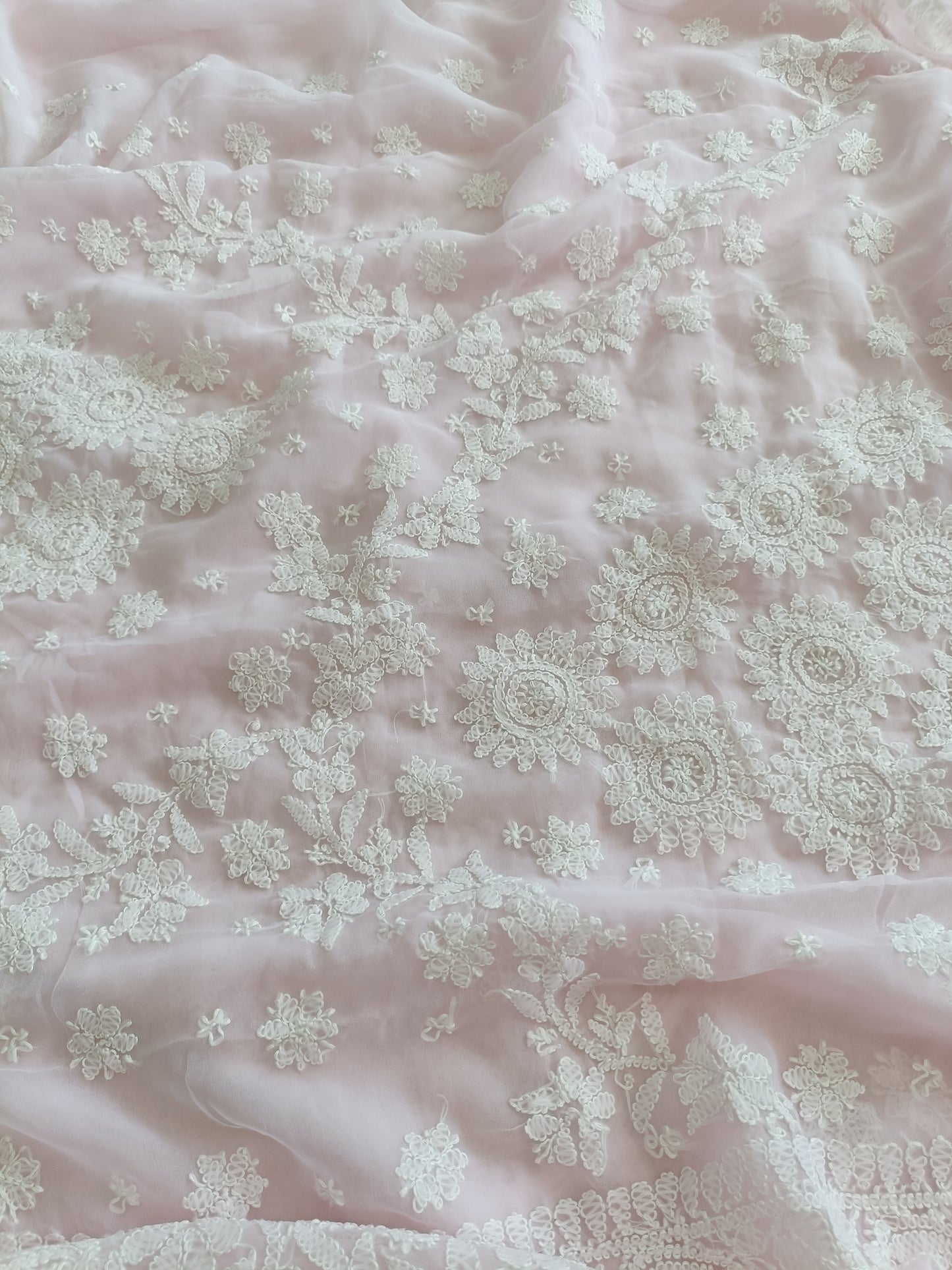 अपर्णा - Soft Georgette Chikankari Saree
