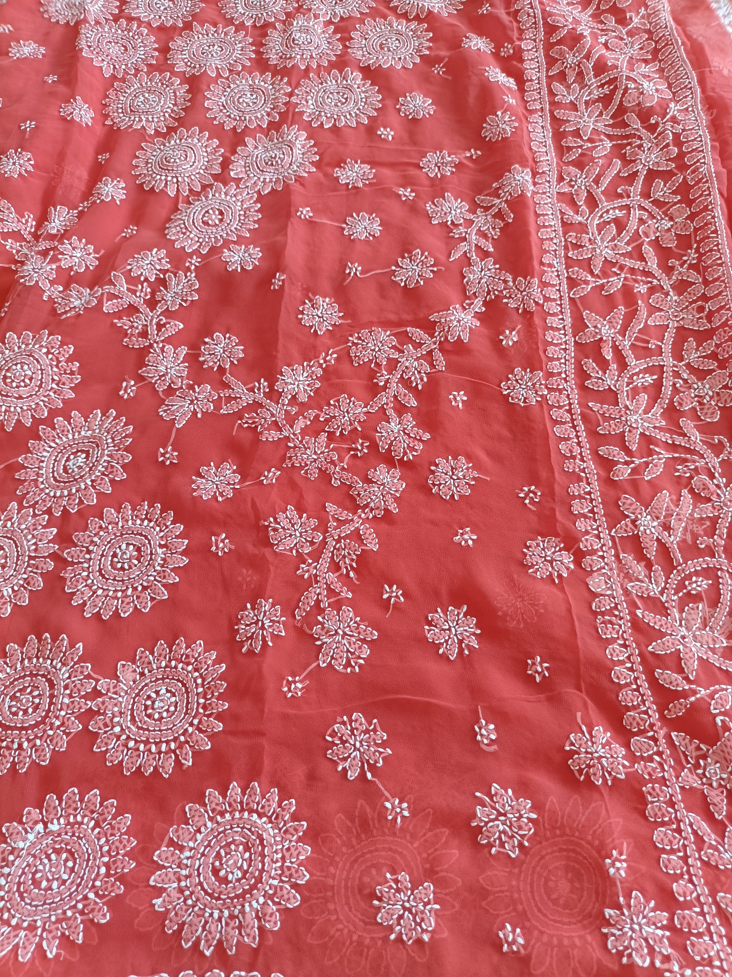 जान्हवी - Soft Georgette Chikankari Saree