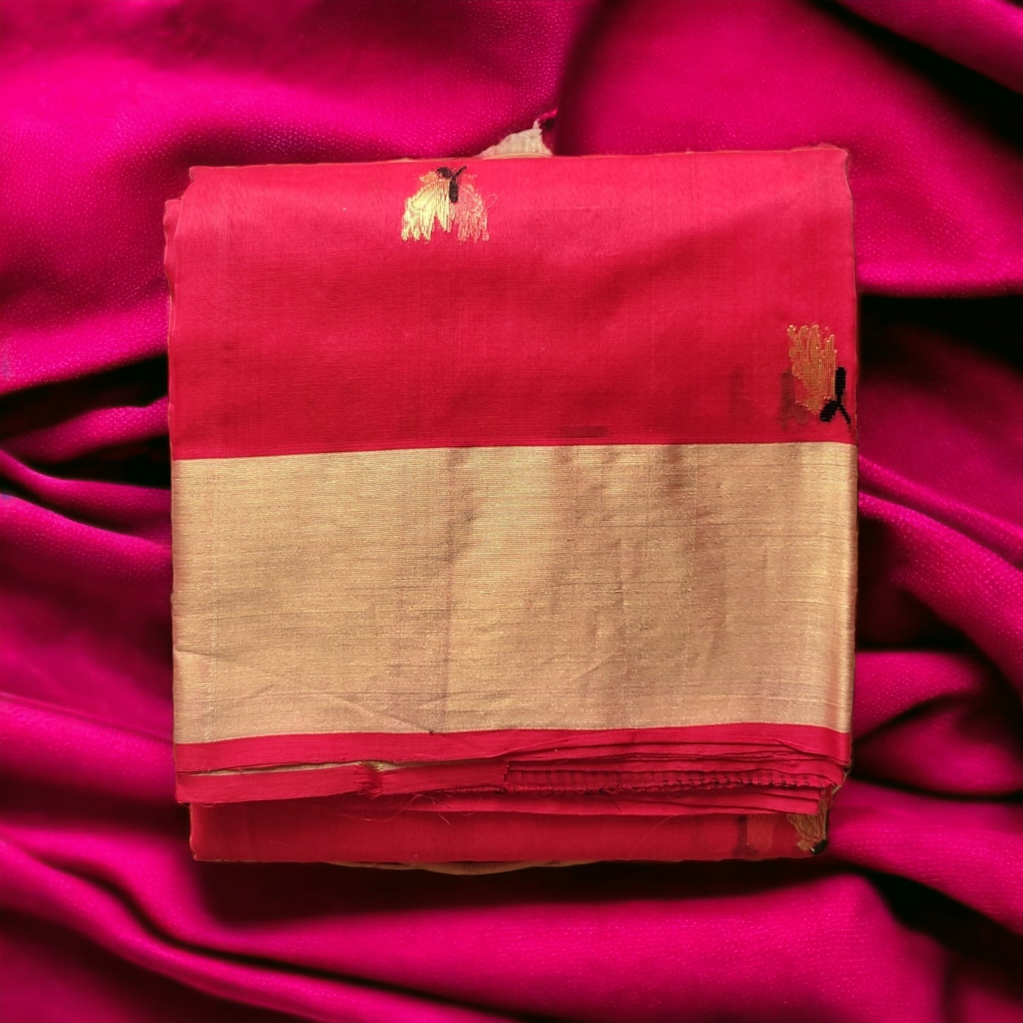 Pure Katan Chanderi Silk Saree