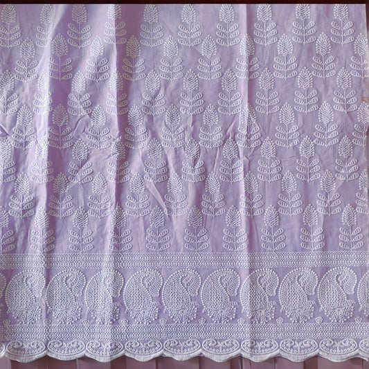 सुगंधबेला - Chikankari Cotton Blouse Fabric - Fabric | Tags: Chikankari Cotton Textile