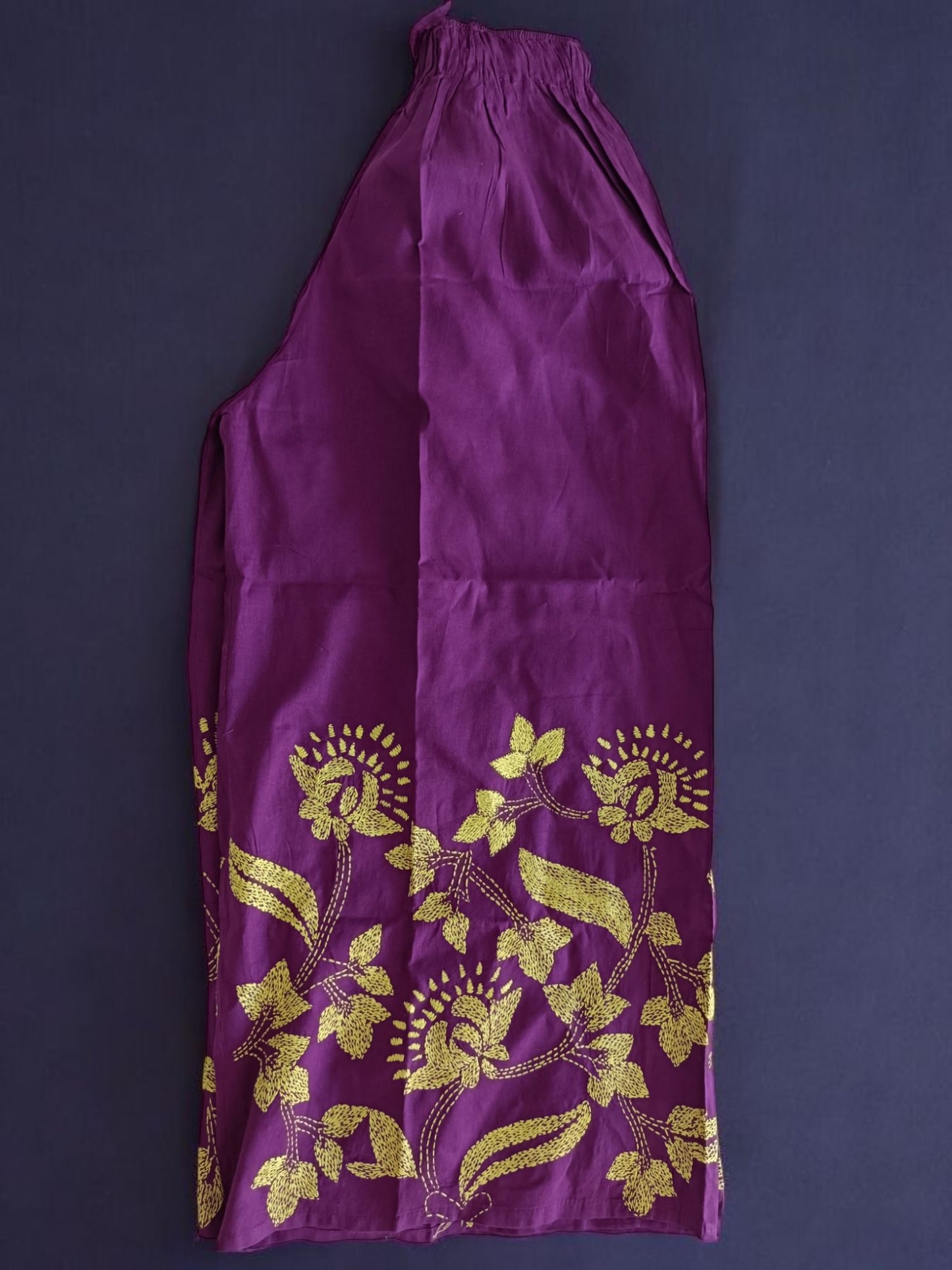 Pure Cotton Trendy Plazzos with Kantha Stitch