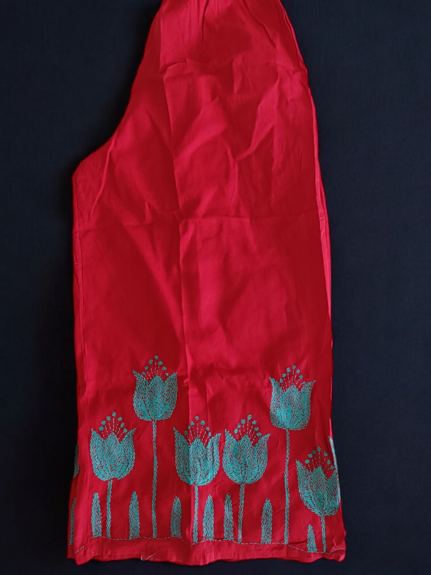 Pure Cotton Trendy Plazzos with Kantha Stitch