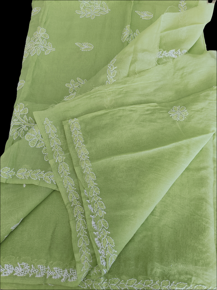 श्रीया - Chikankari Cotton Saree